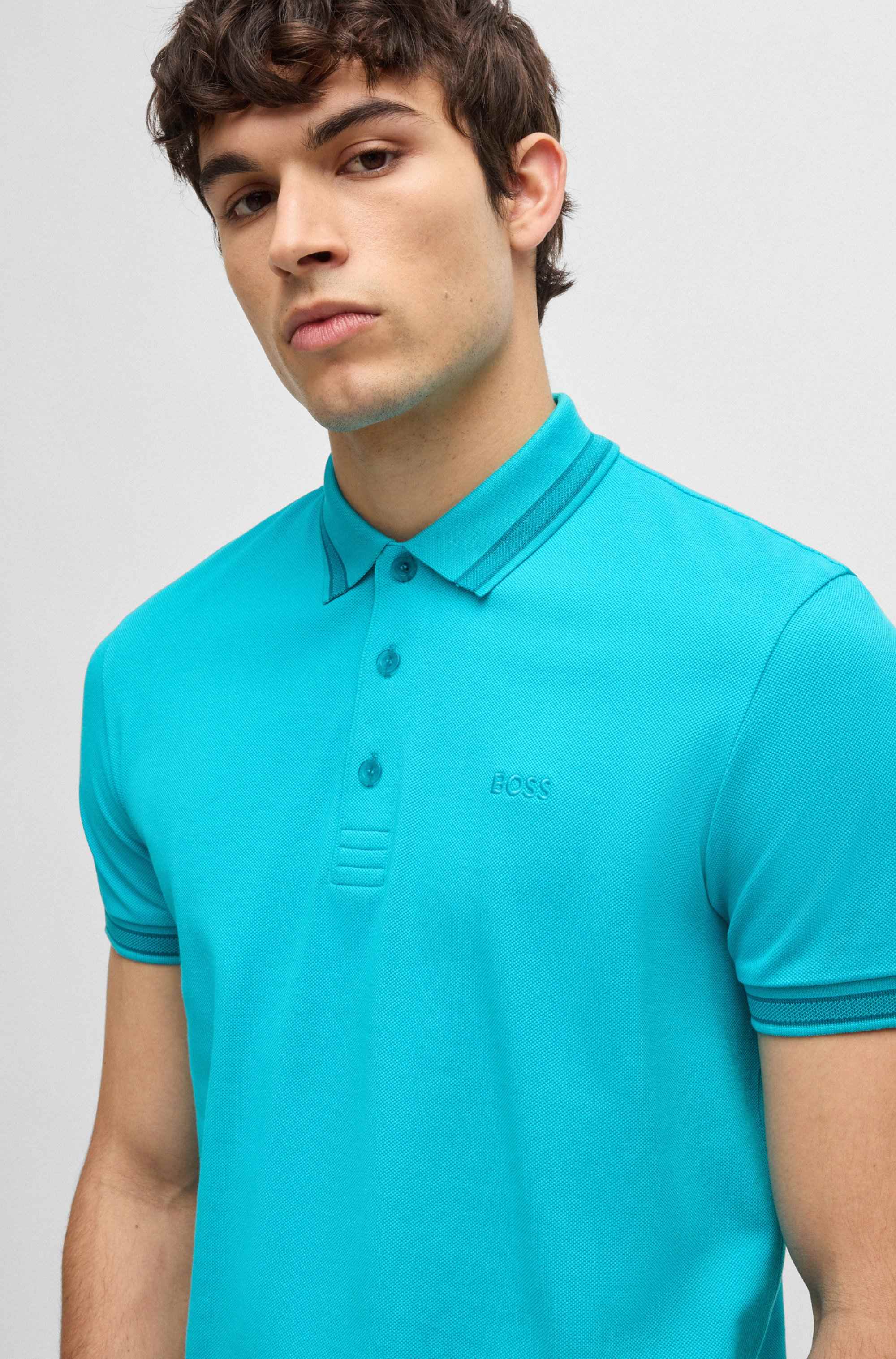 Paddy polo shirt in cotton piqué