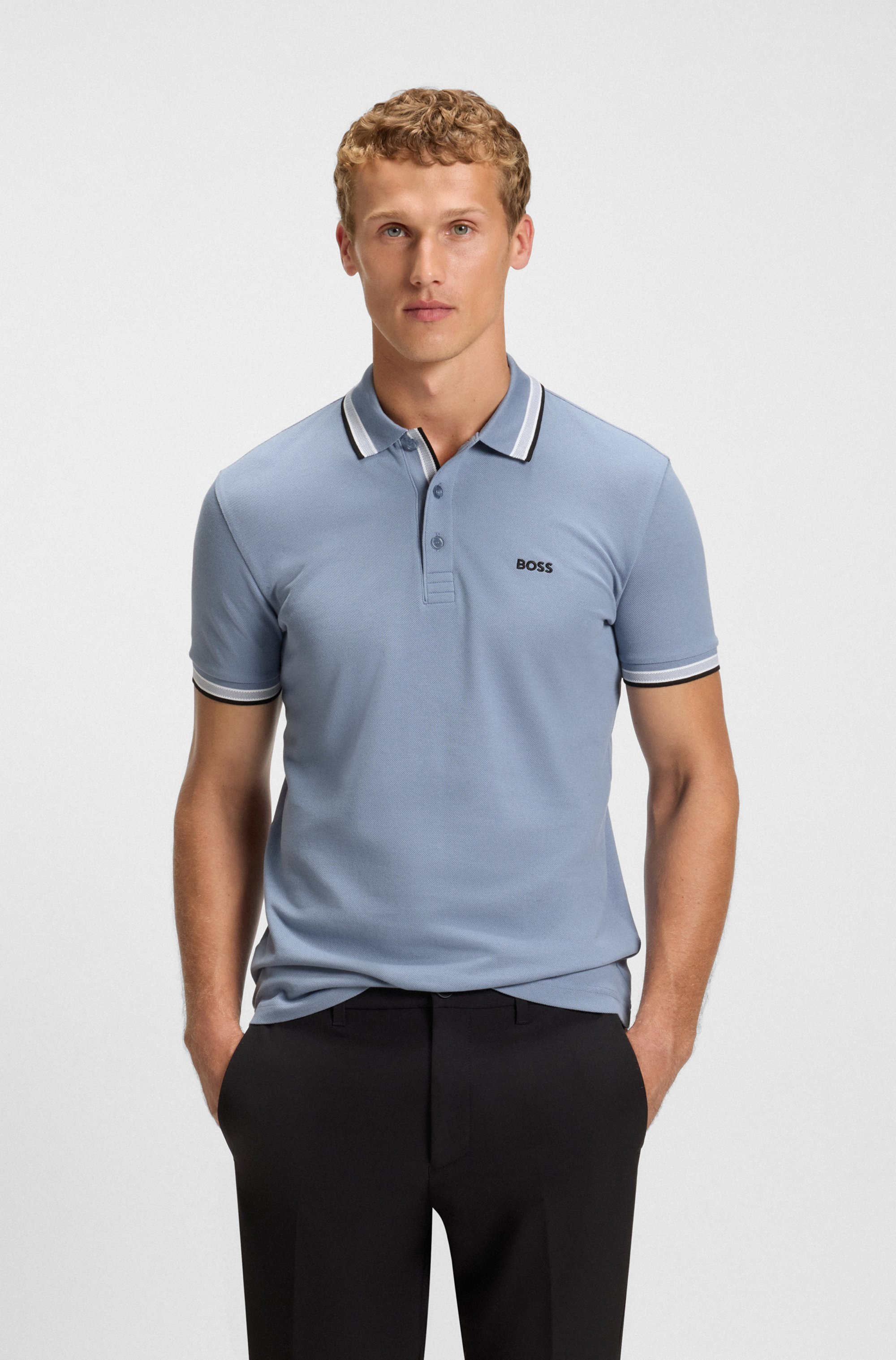 Paddy polo shirt in cotton piqué