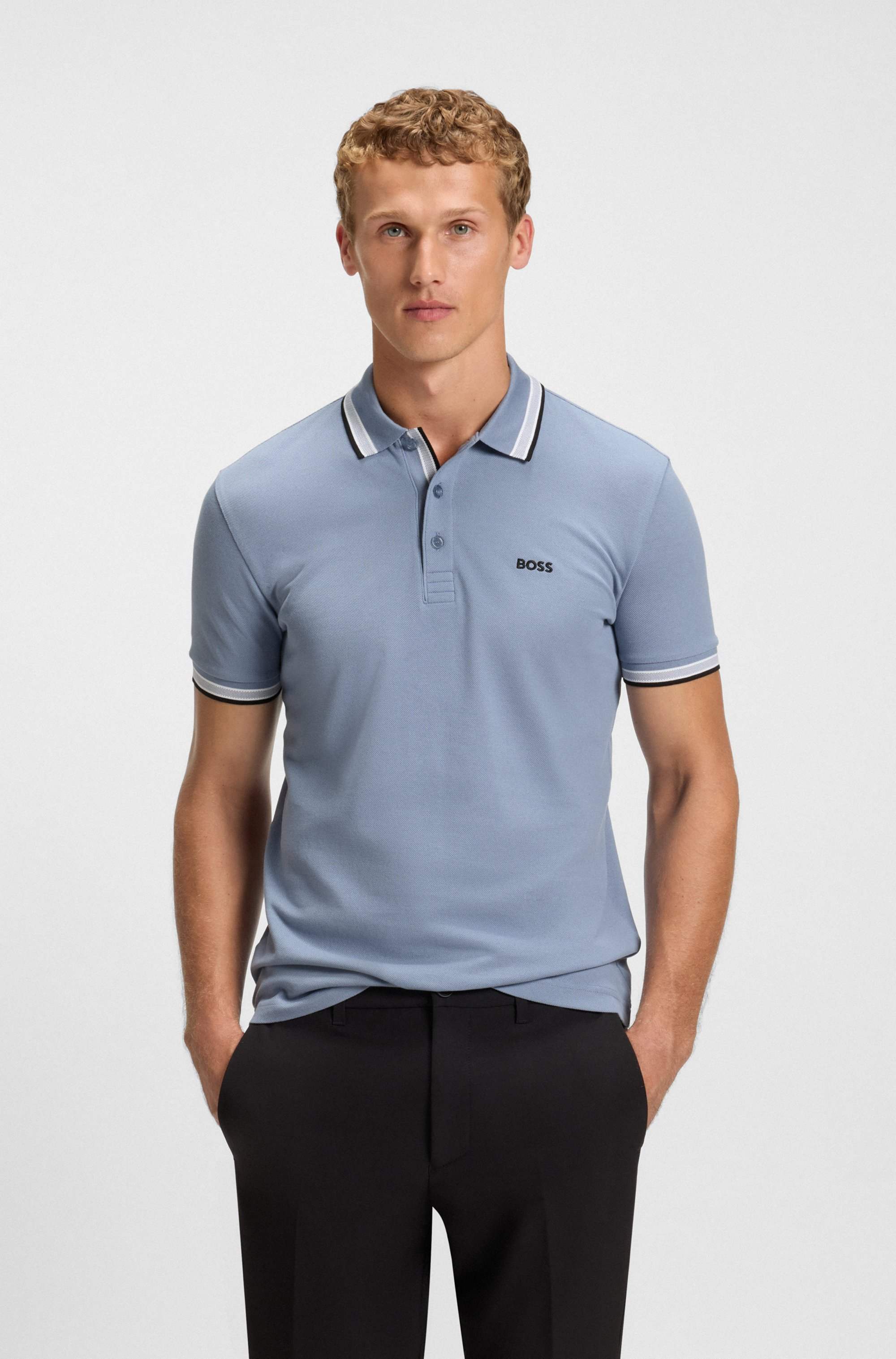 Paddy polo shirt in cotton piqué