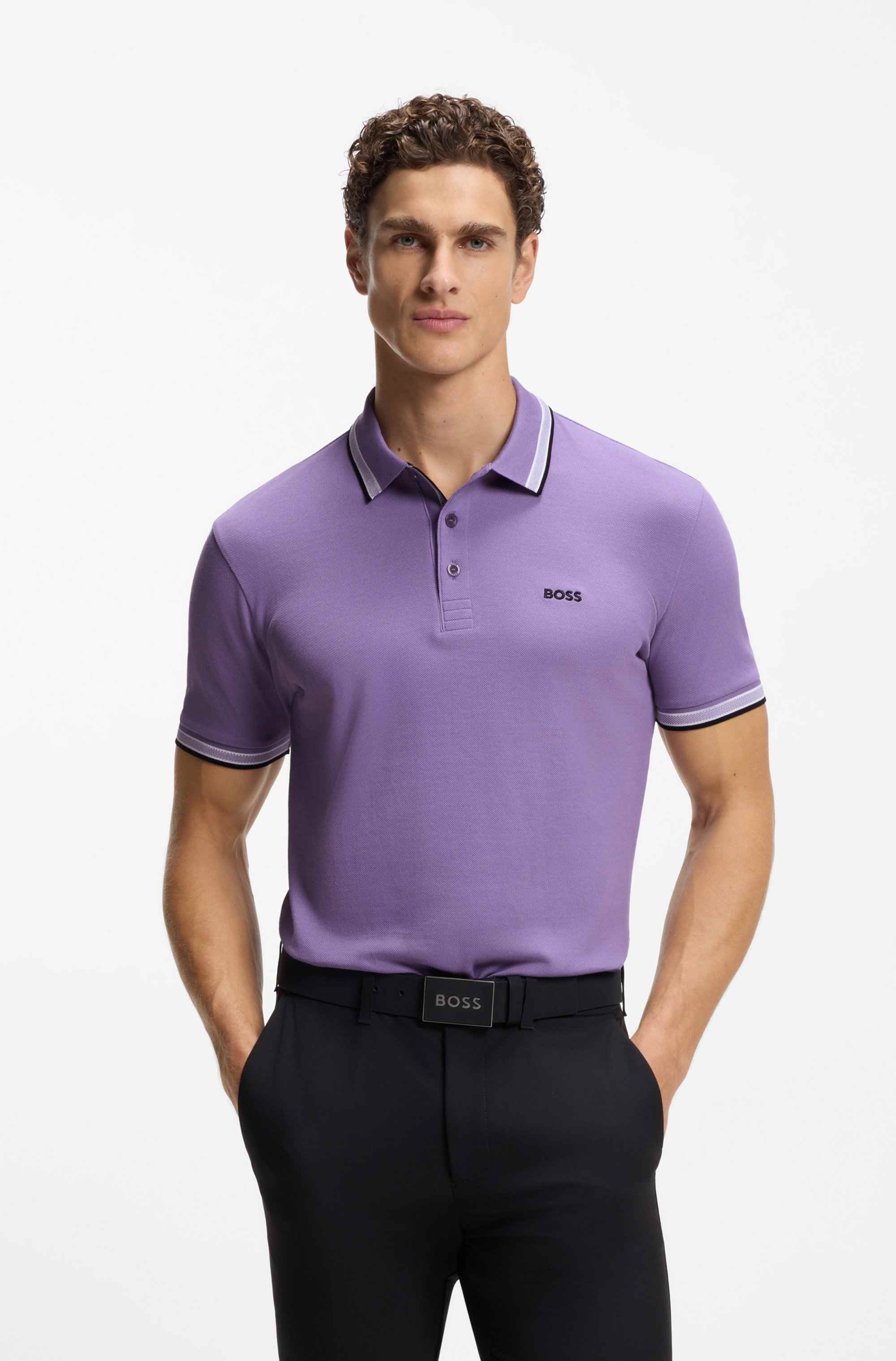 Paddy polo shirt in cotton piqué