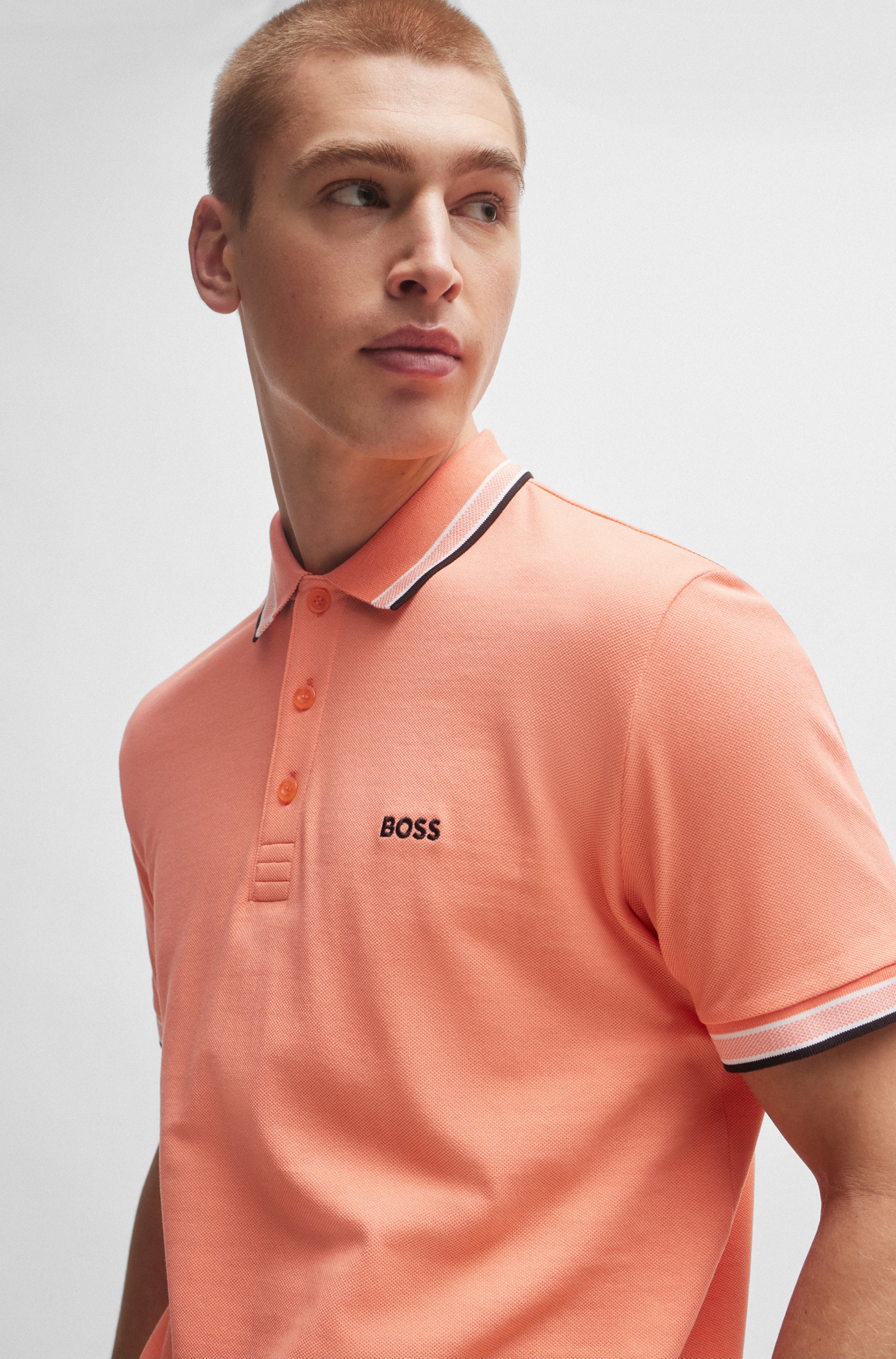 Paddy polo shirt in cotton piqué