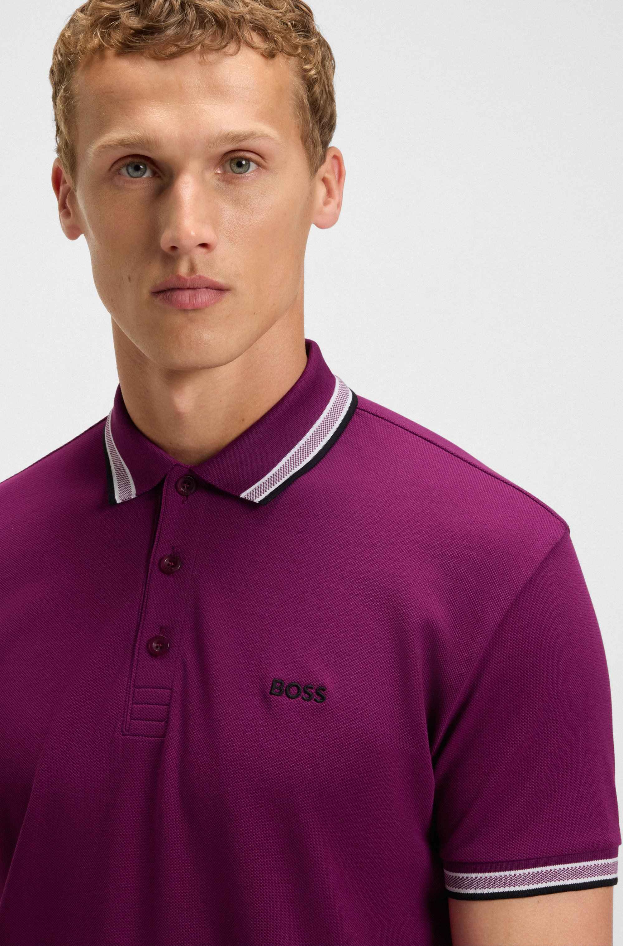 Paddy polo shirt in cotton piqué