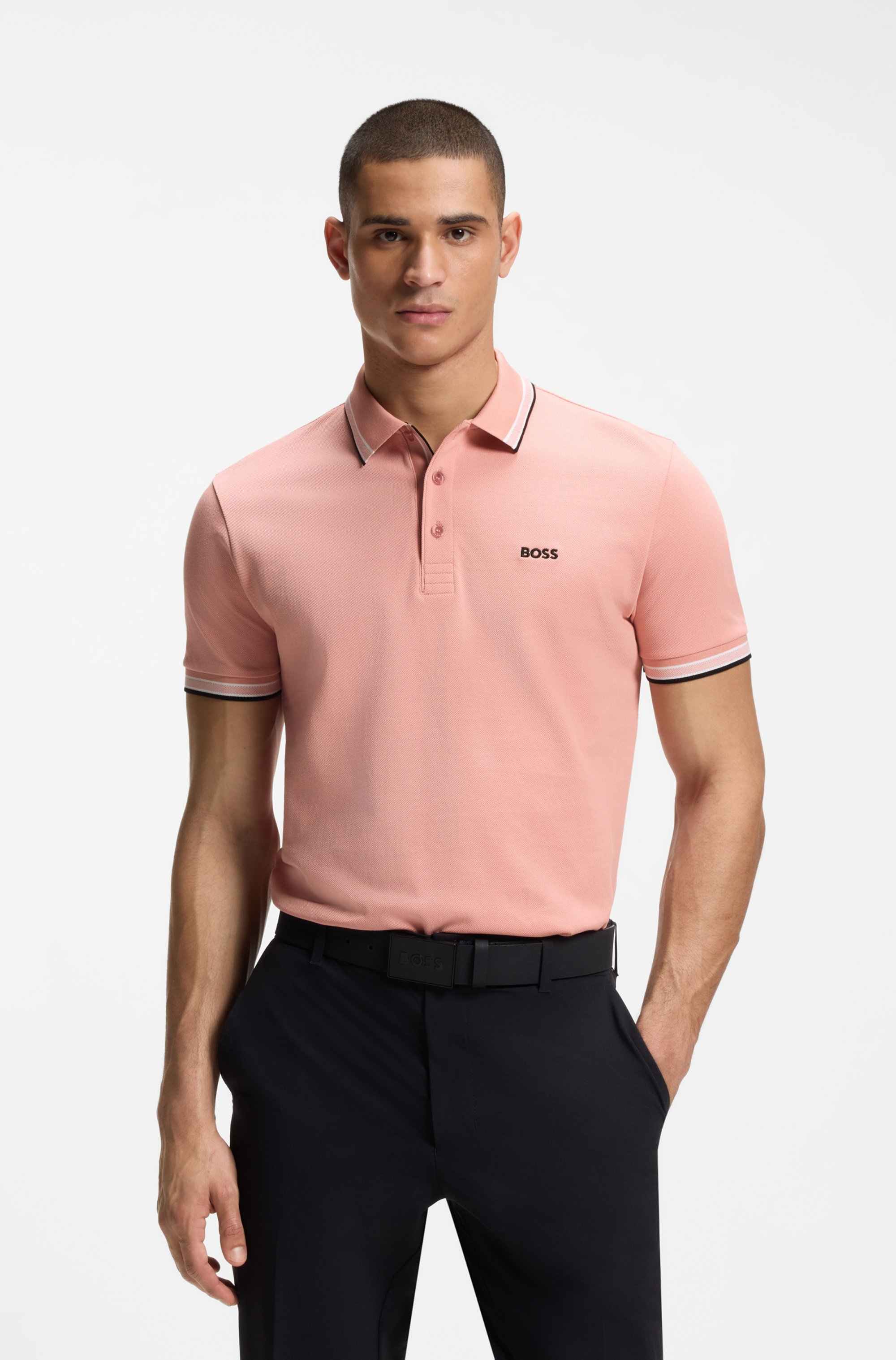 Paddy polo shirt in cotton piqué