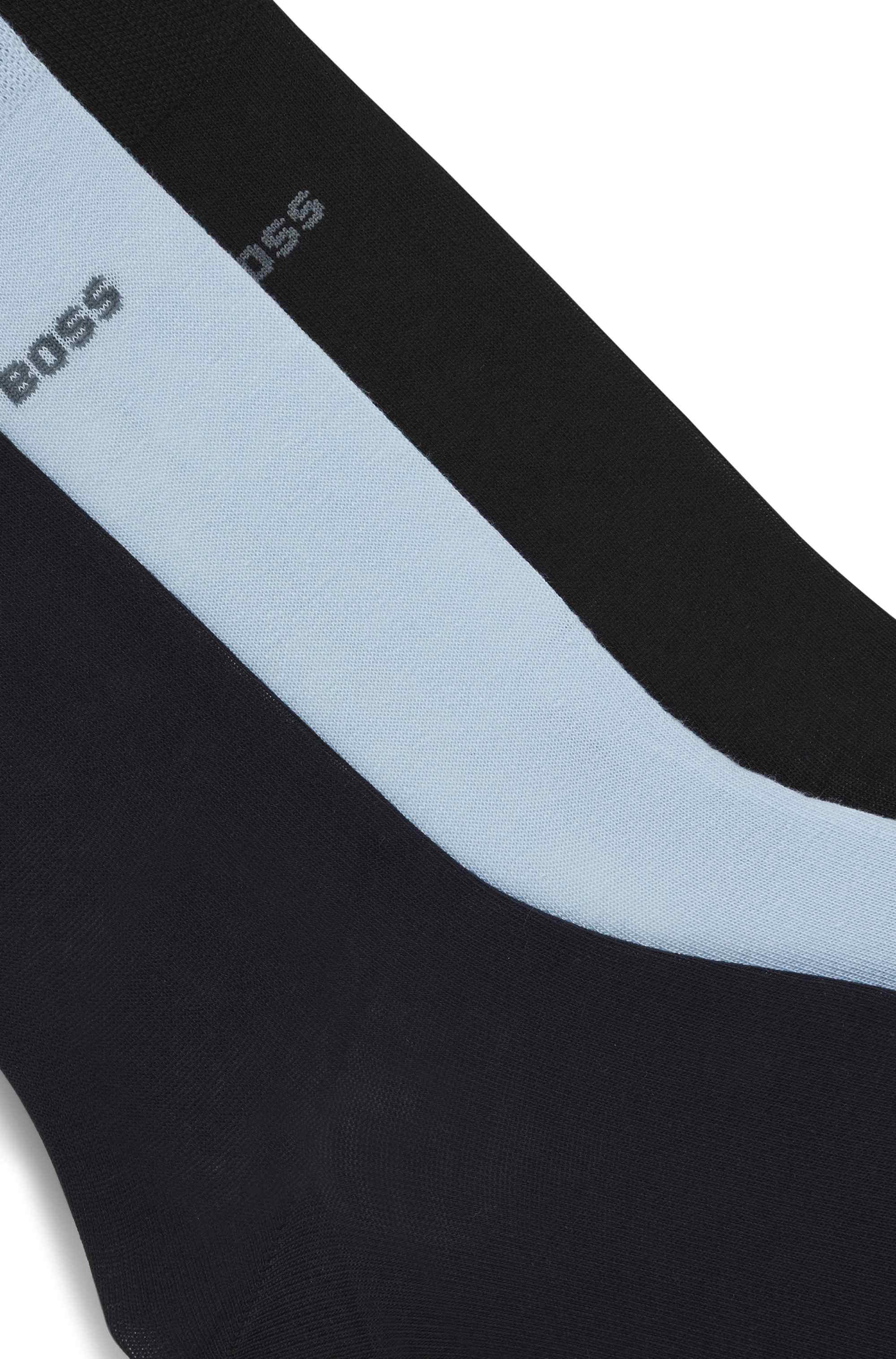 Three-pack of regular-length cotton-blend socks