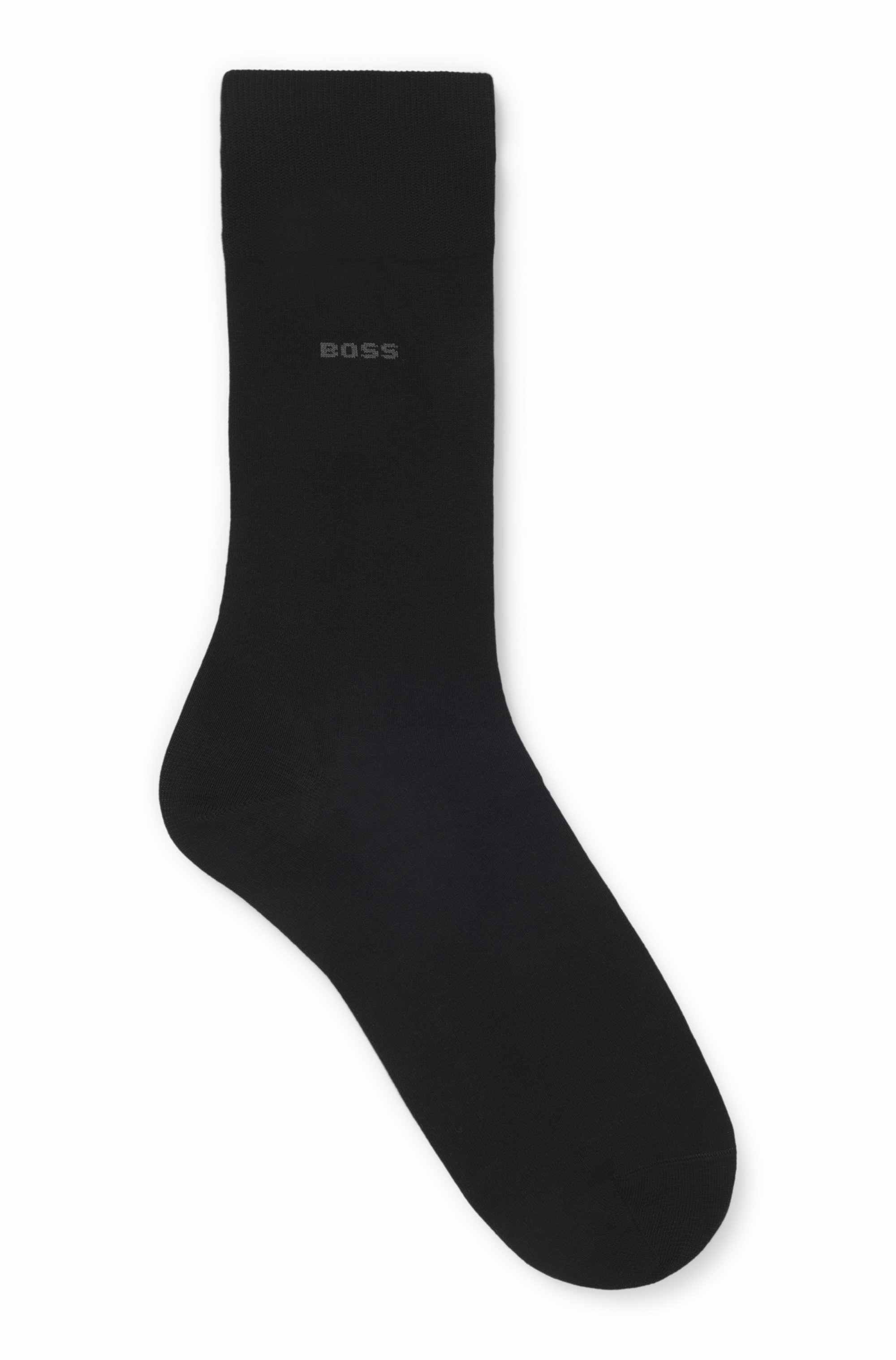 Regular-length socks in stretch cotton