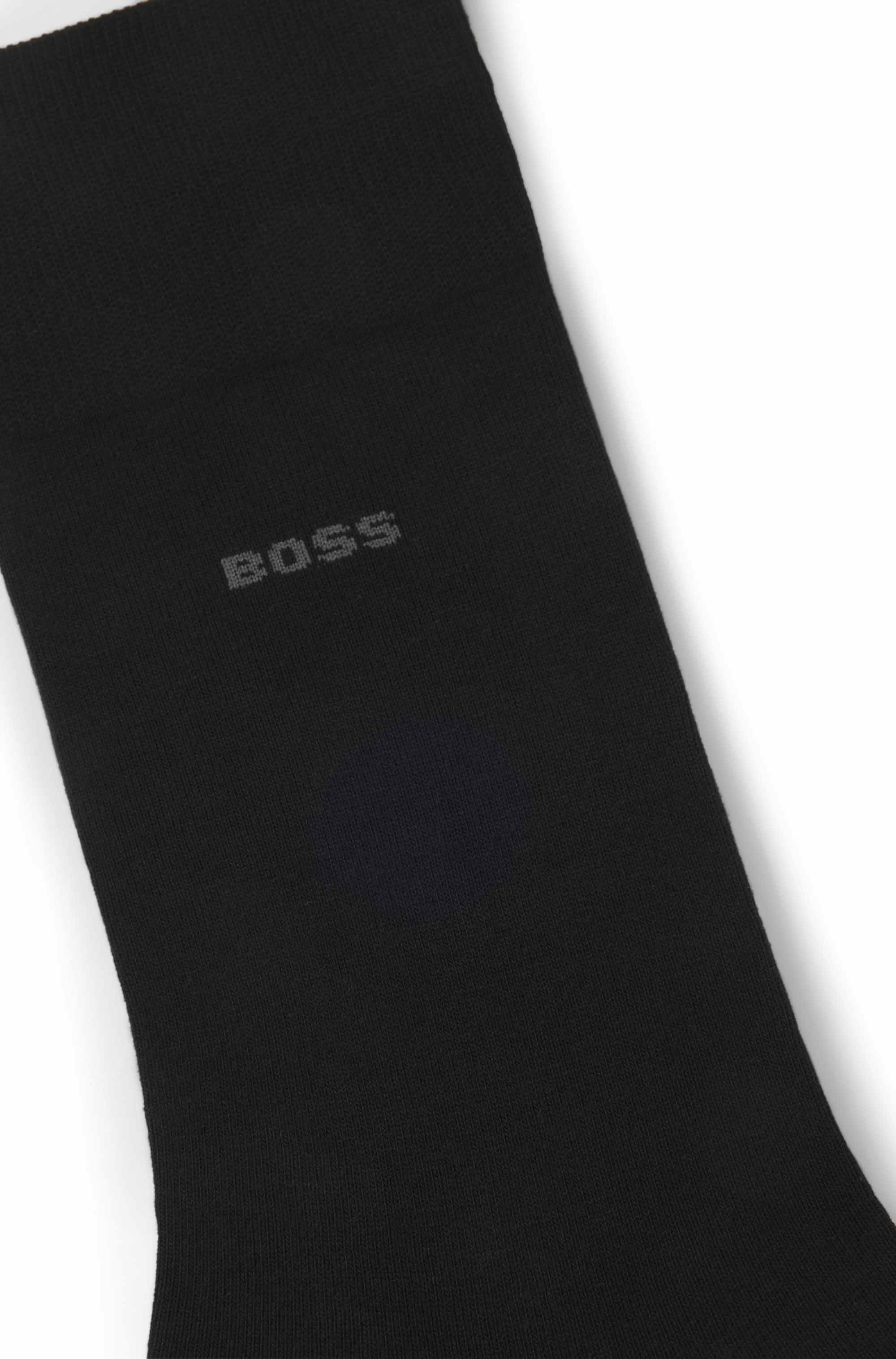 Regular-length socks in stretch cotton