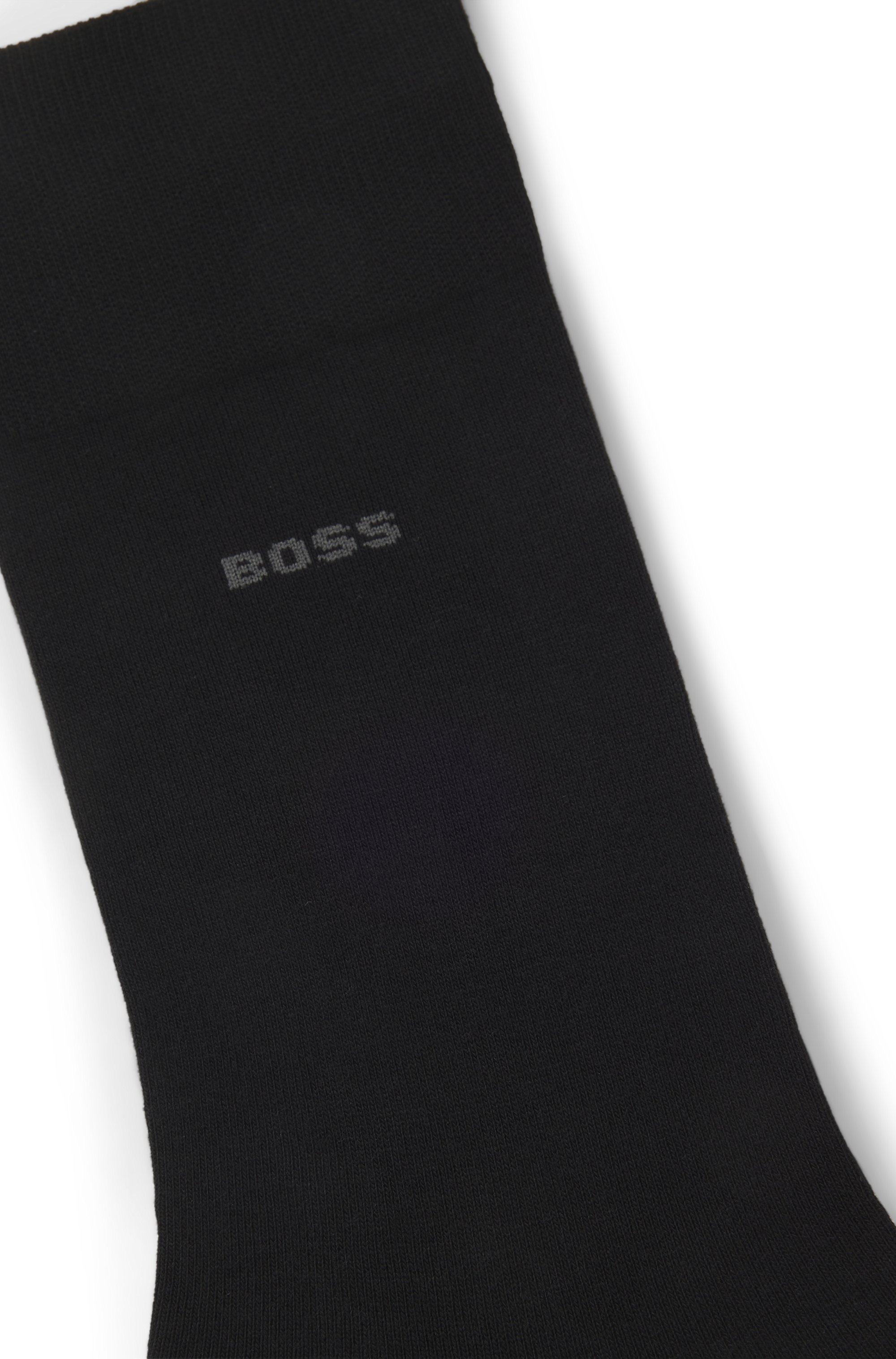 Regular-length socks in stretch cotton