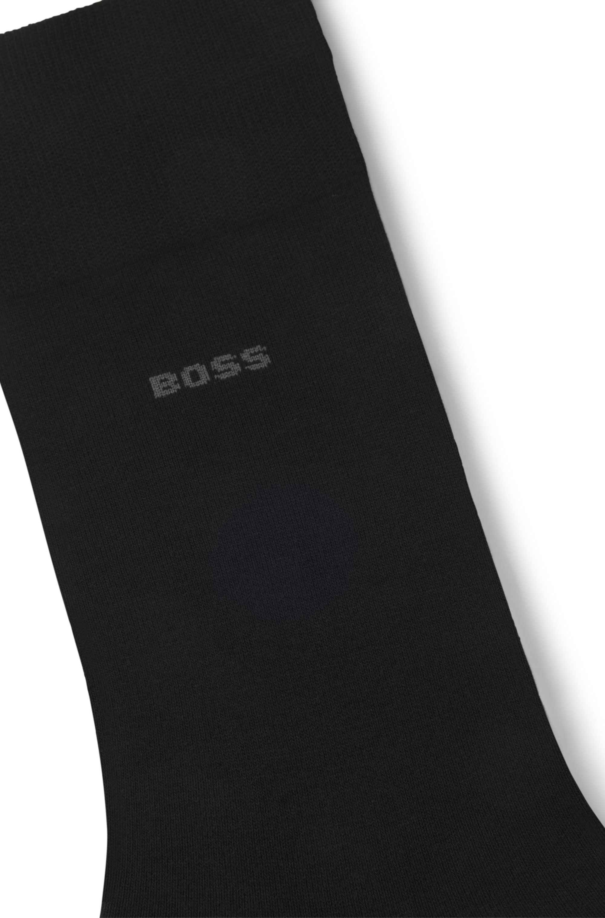 Regular-length socks in stretch cotton