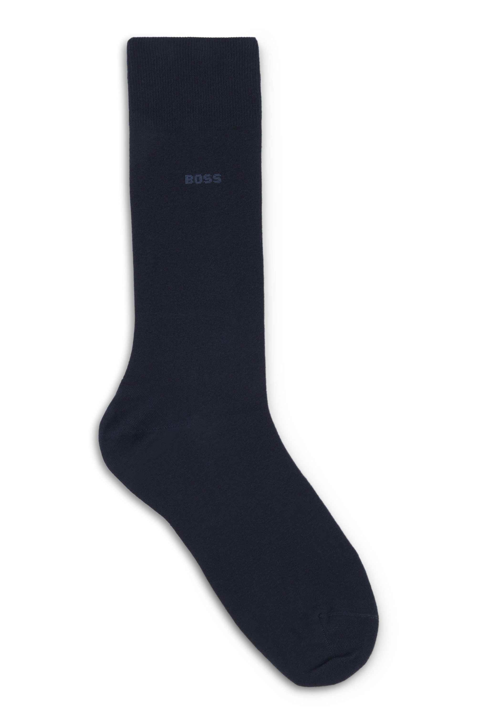 Regular-length socks in stretch cotton