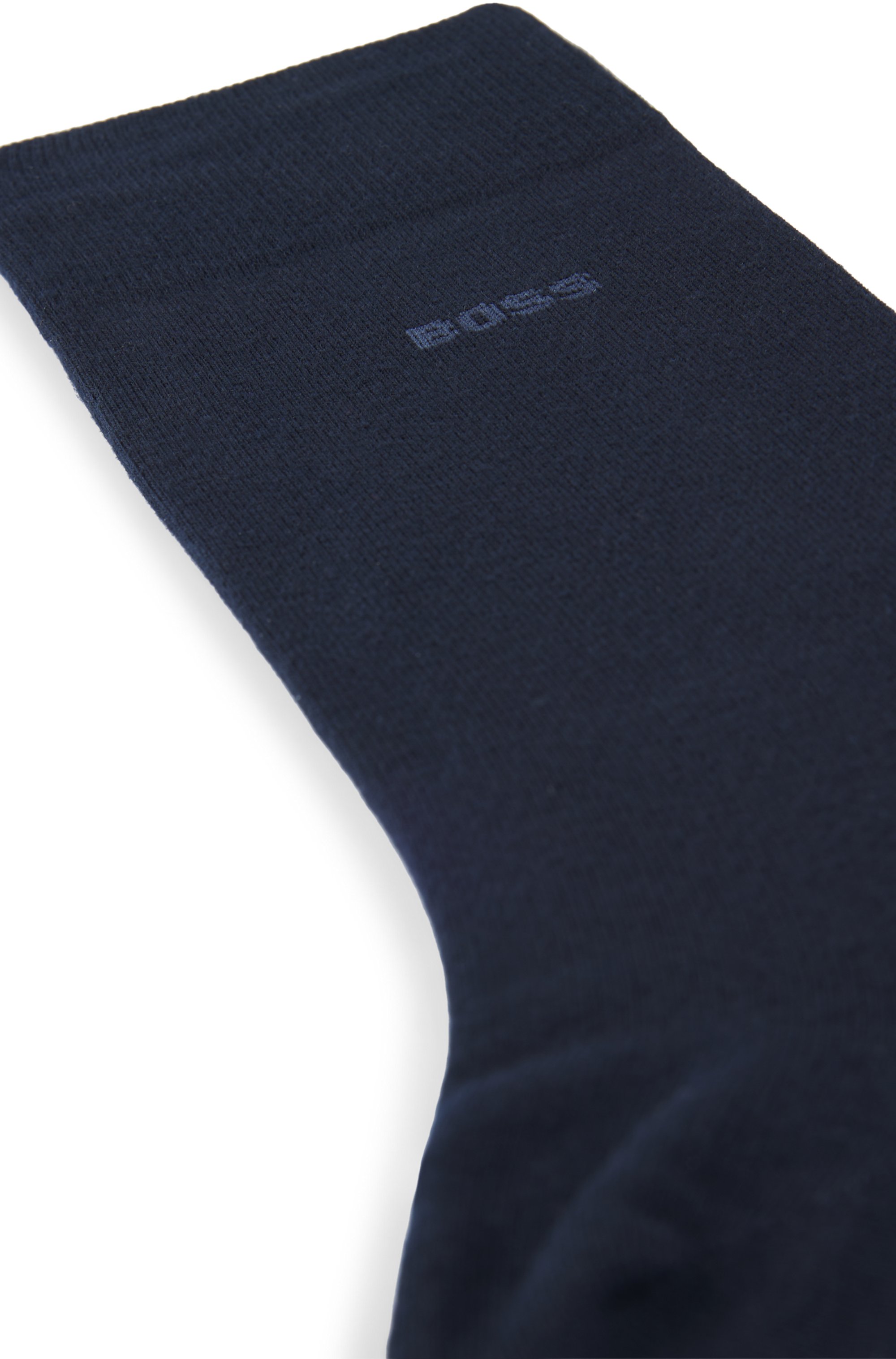 Regular-length socks in stretch cotton