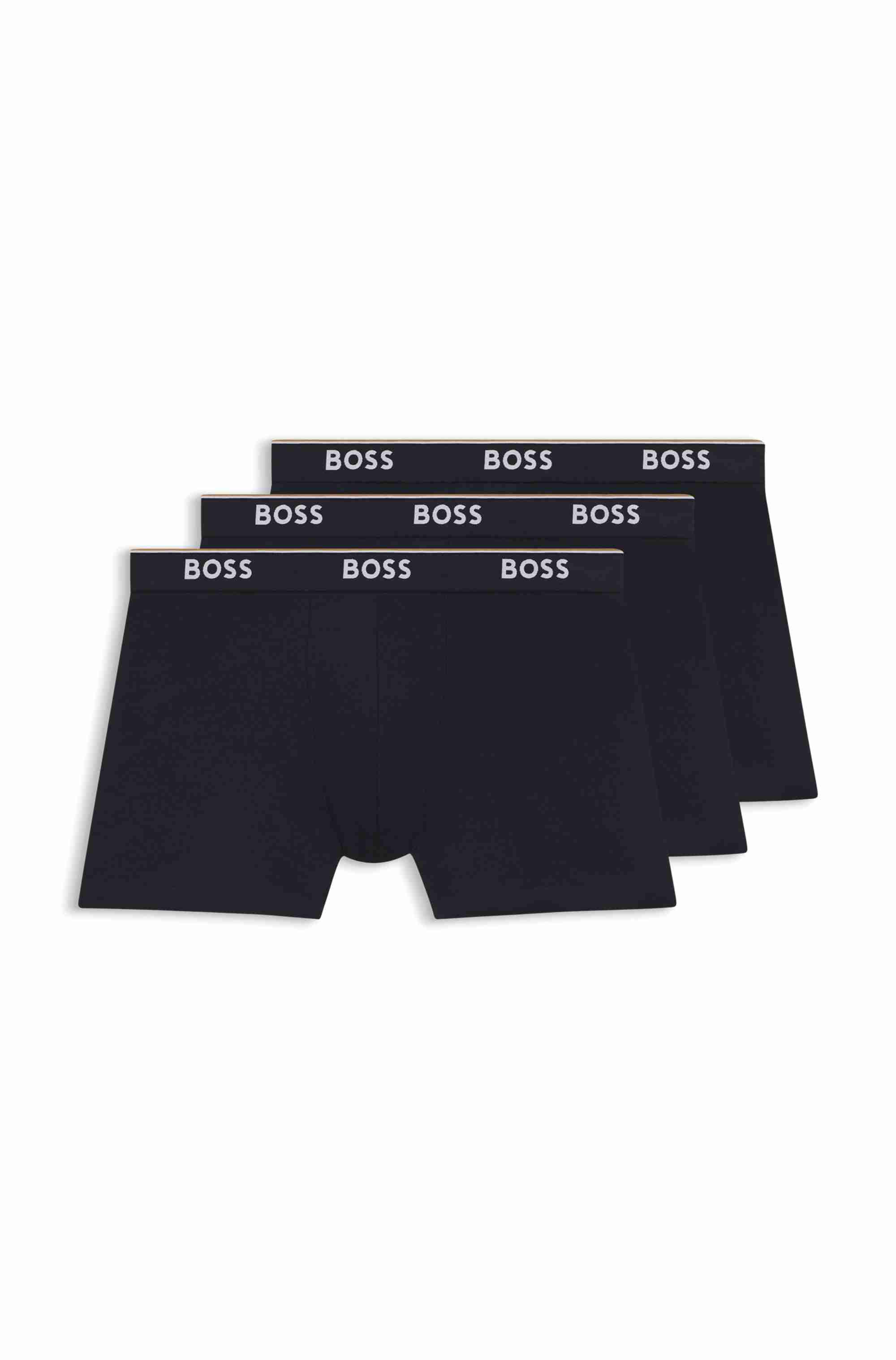 Three-pack of boxer briefs in stretch cotton