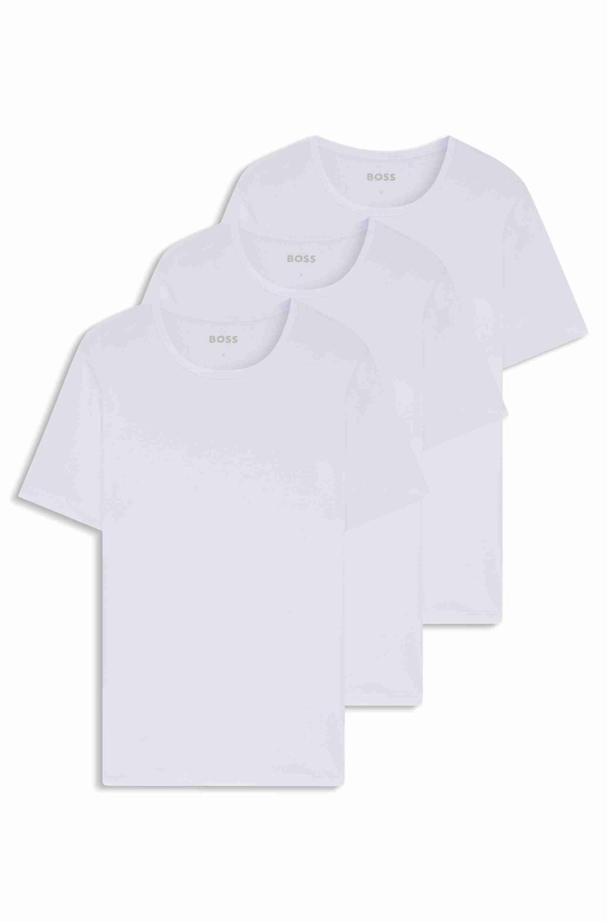 Three-pack of logo-embroidered T-shirts in cotton