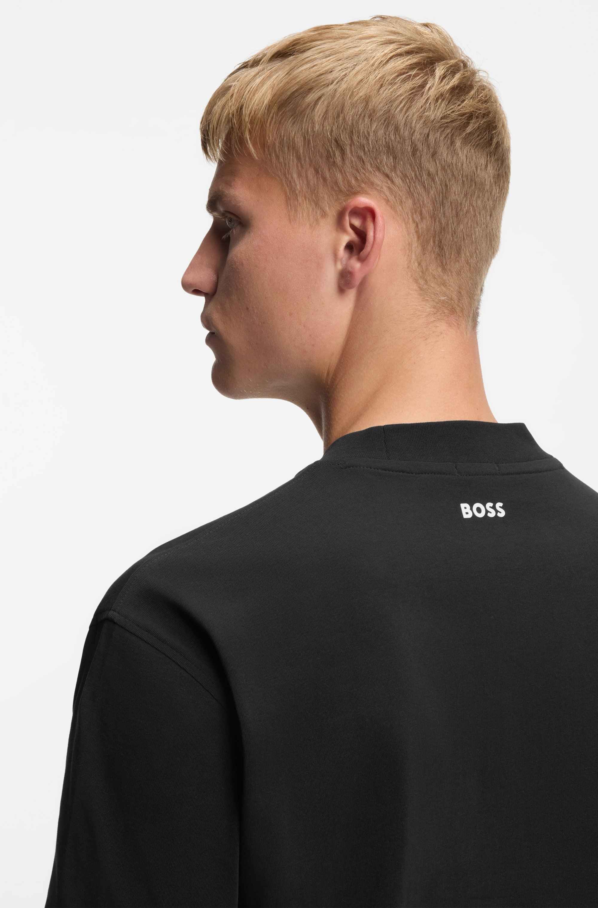 Oversized-fit T-shirt in cotton jersey