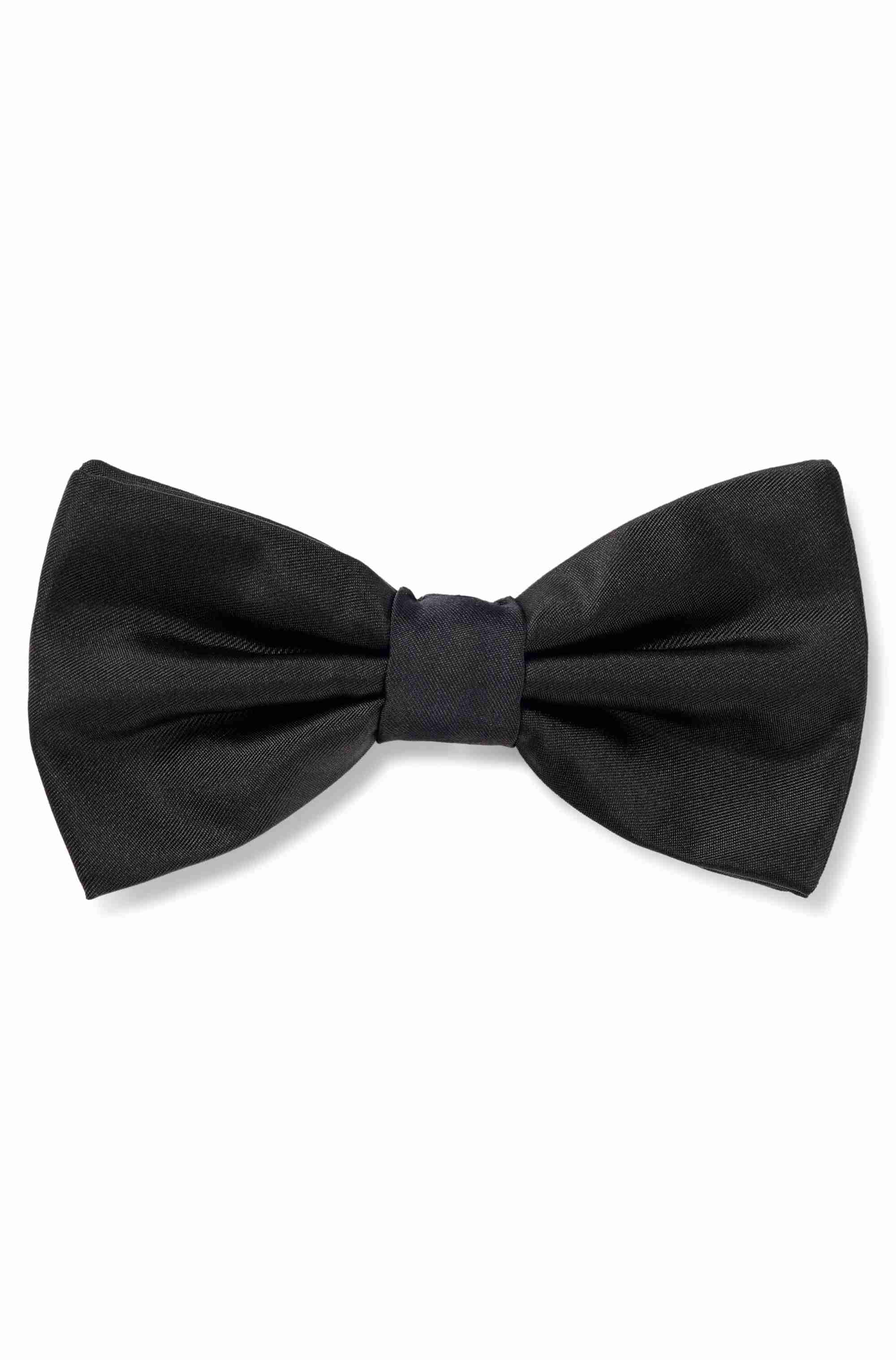 Italian-made bow tie in silk jacquard