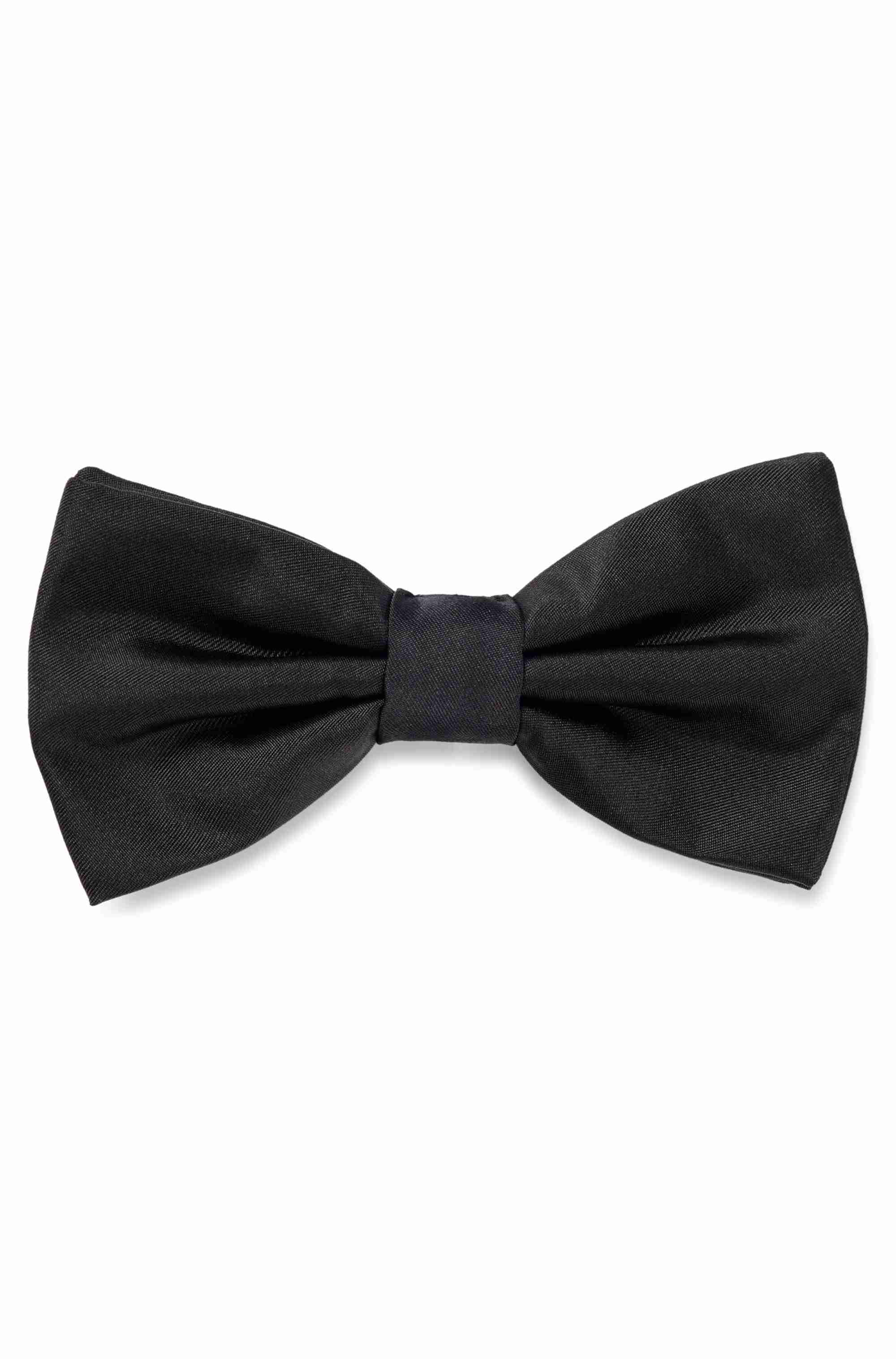 Italian-made bow tie in silk jacquard