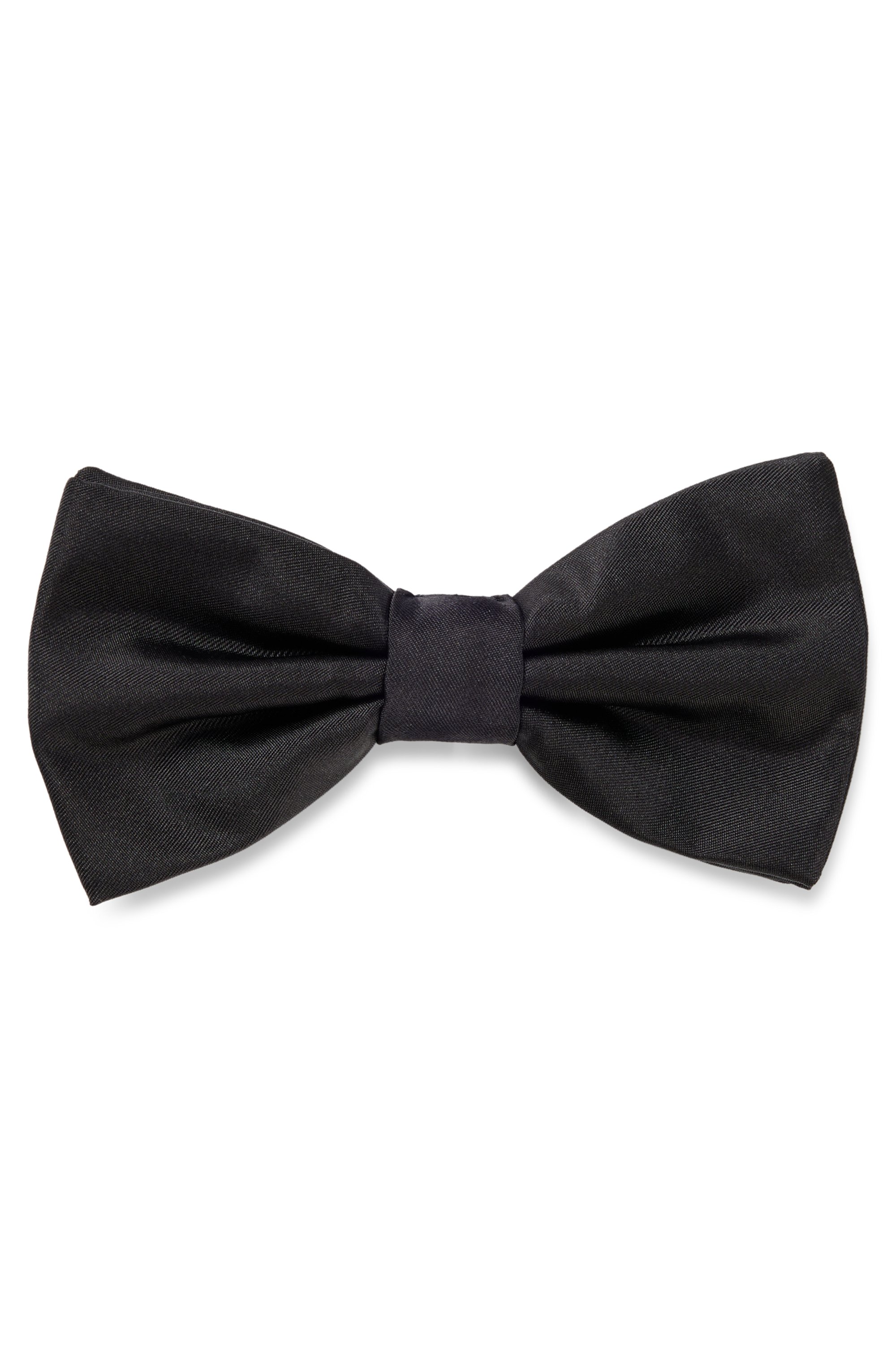 Italian-made bow tie in silk jacquard