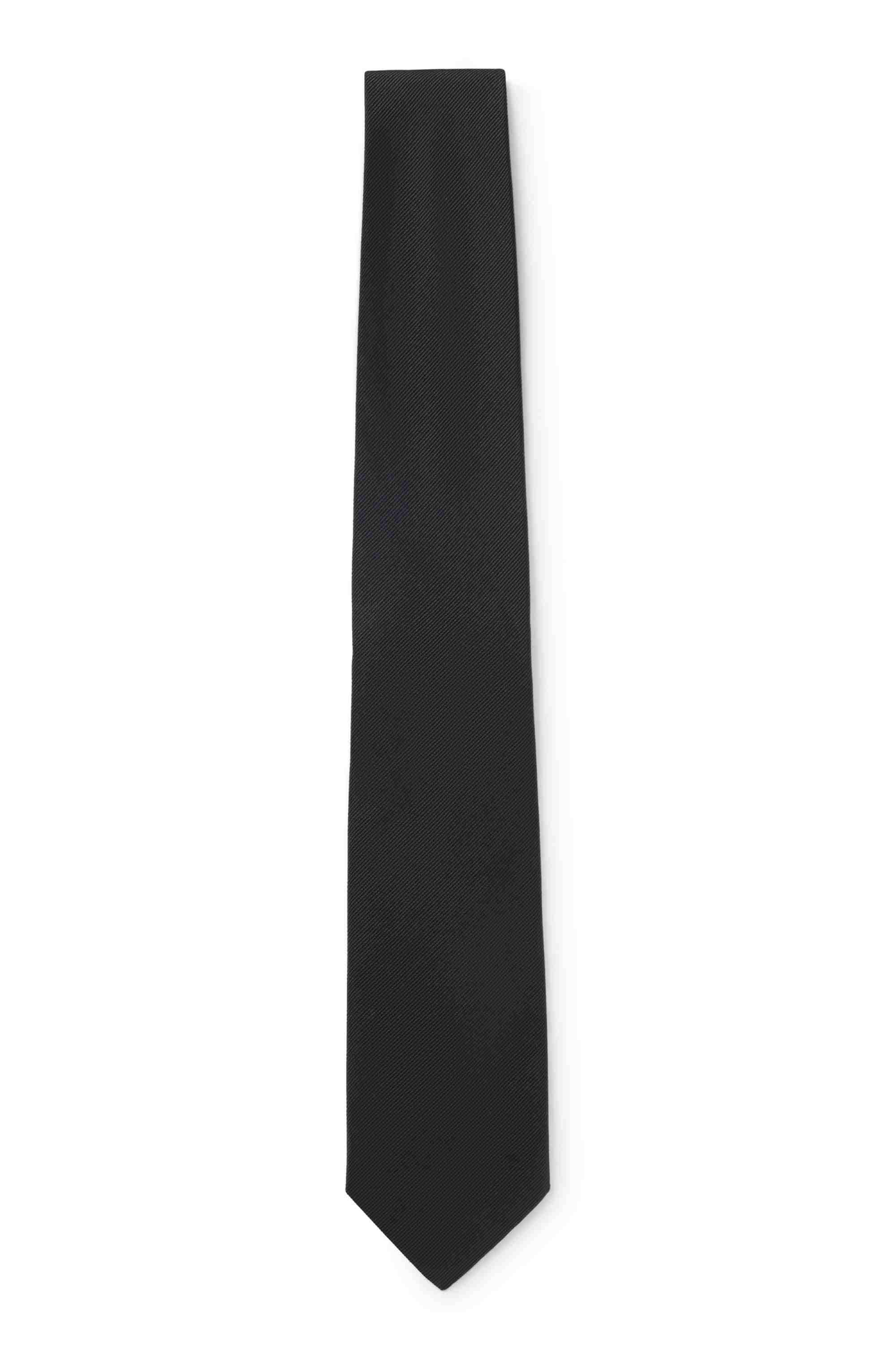 Formal tie in silk jacquard