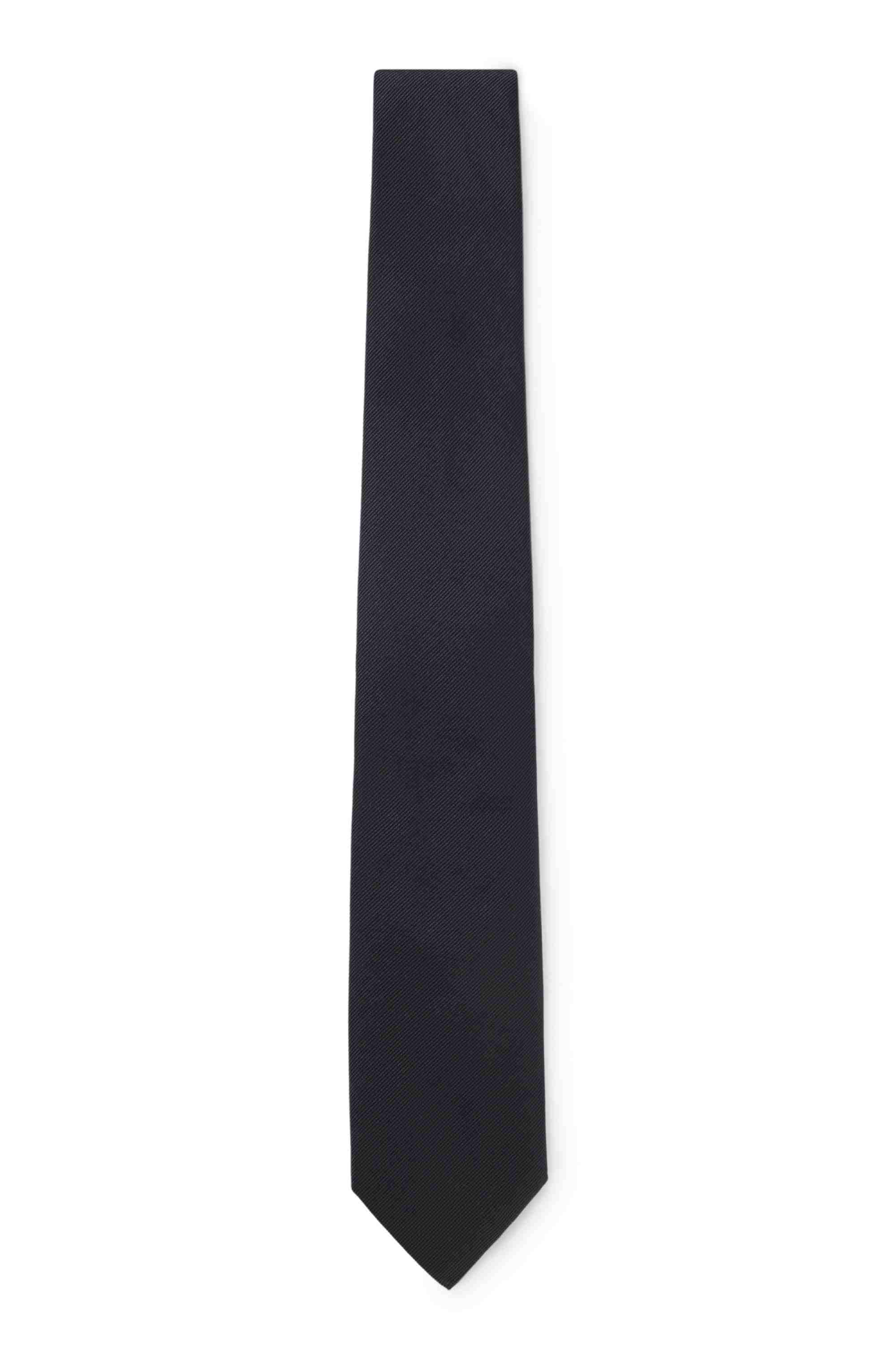 Formal tie in silk jacquard