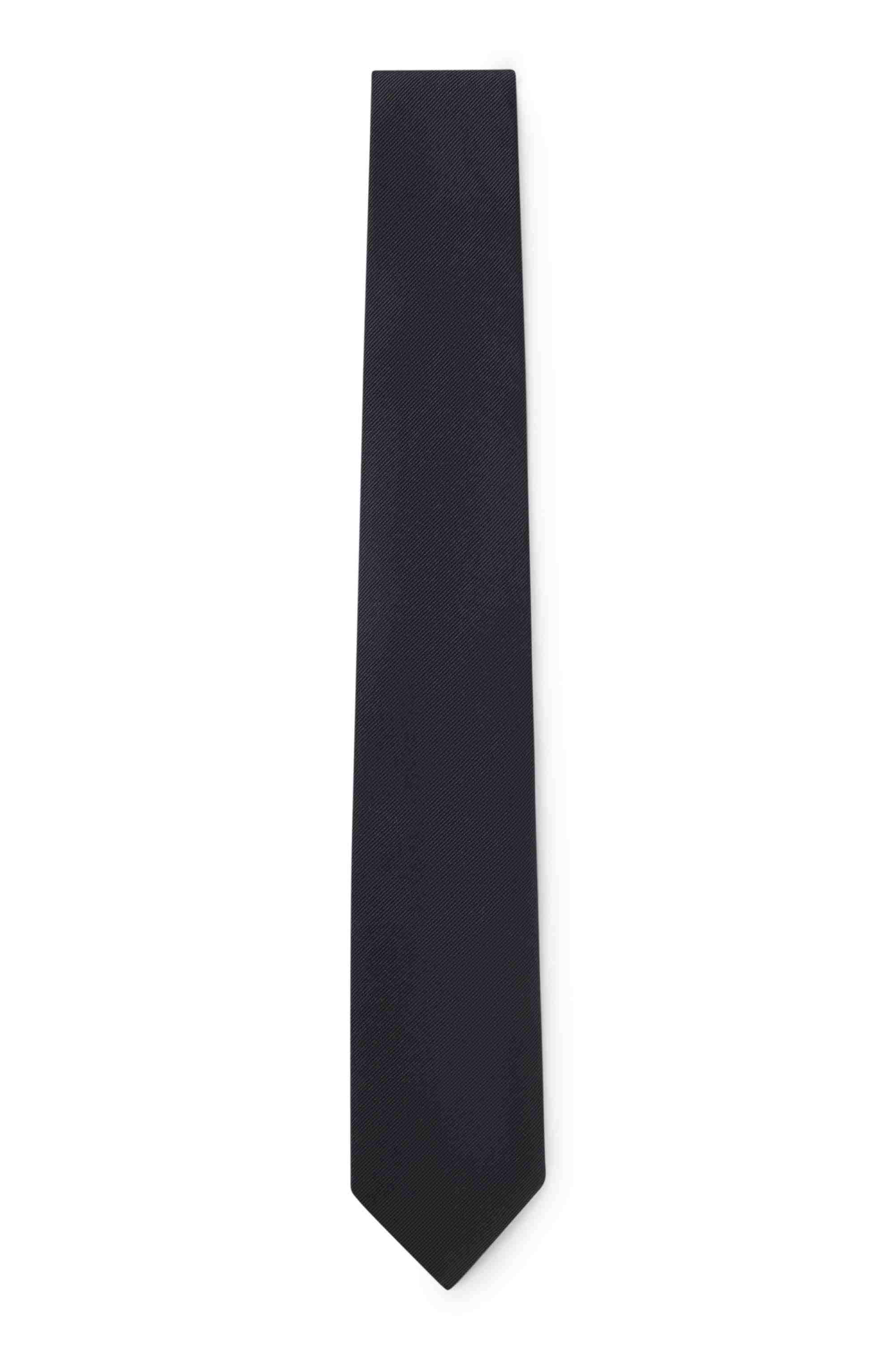 Formal tie in silk jacquard