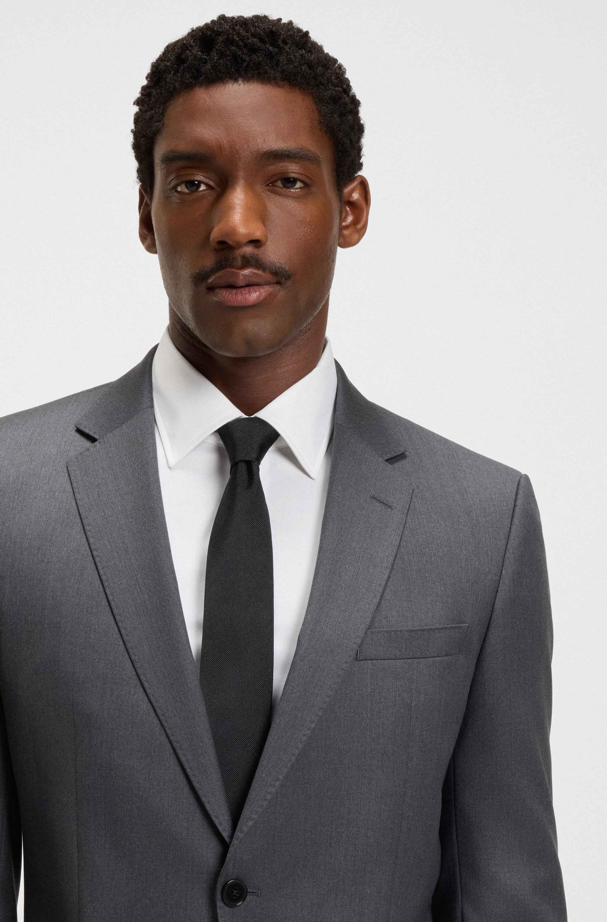 Italian-made tie in pure-silk jacquard