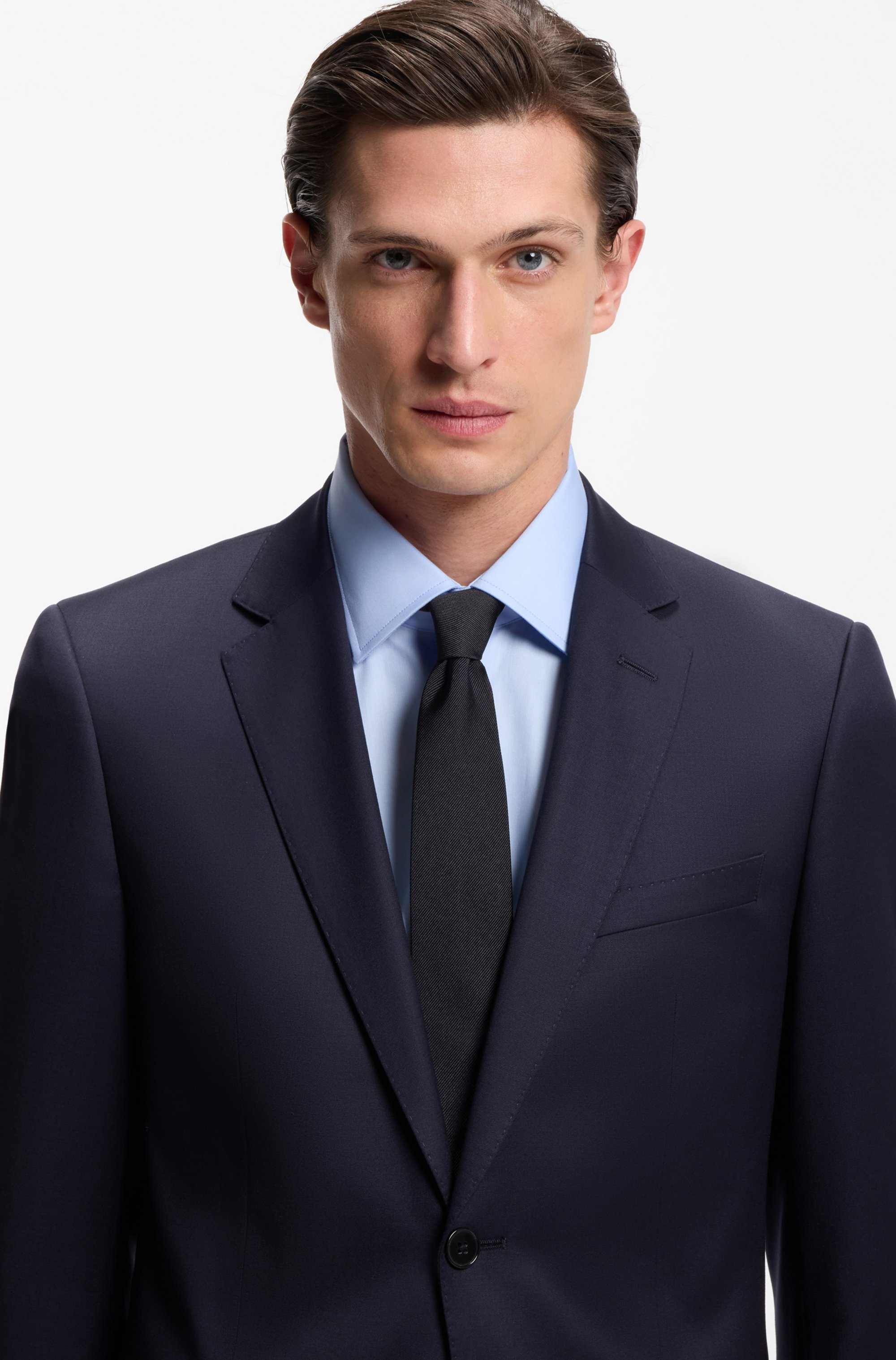 Italian-made tie in pure-silk jacquard