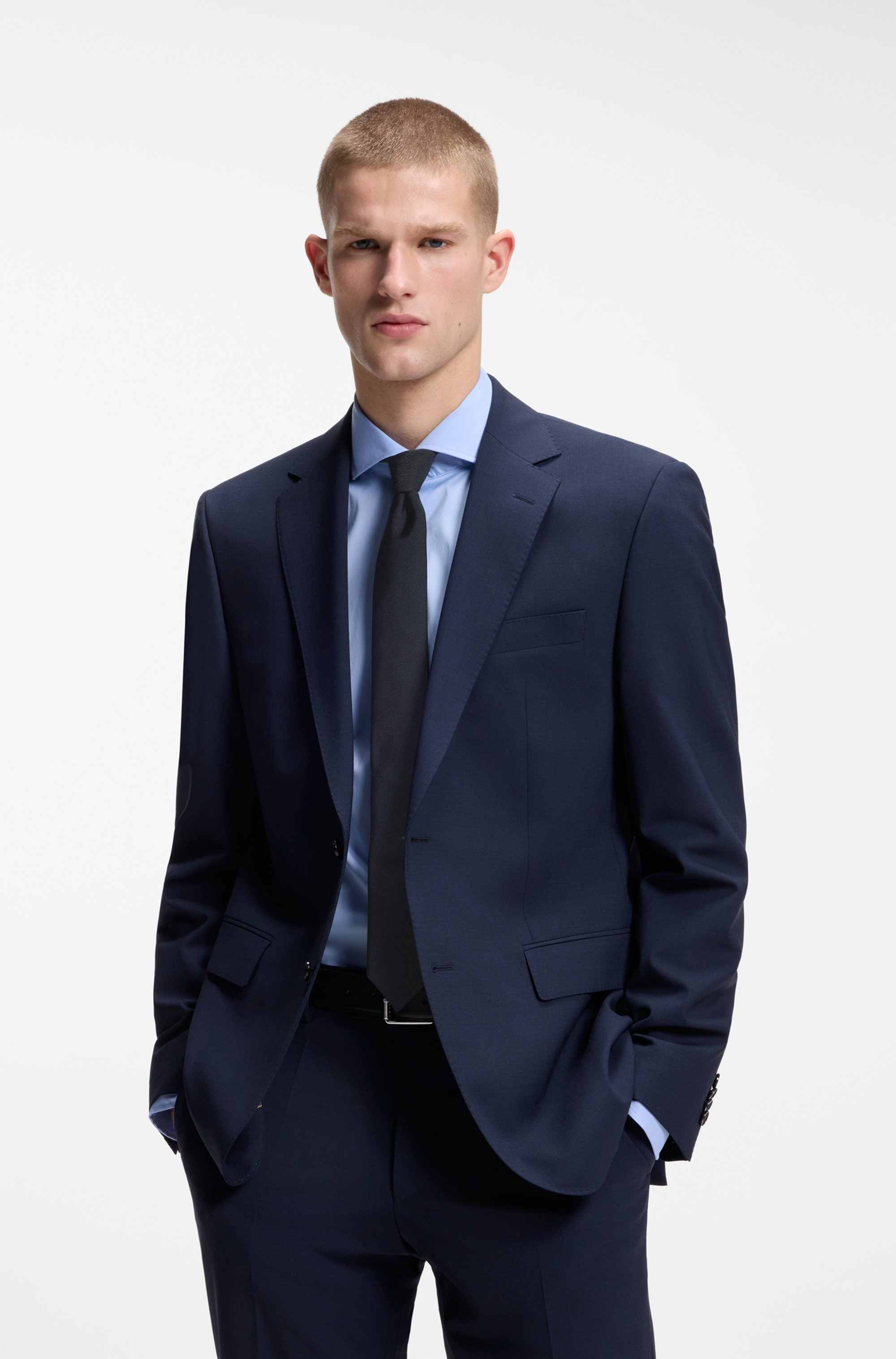 Italian-made tie in pure-silk jacquard