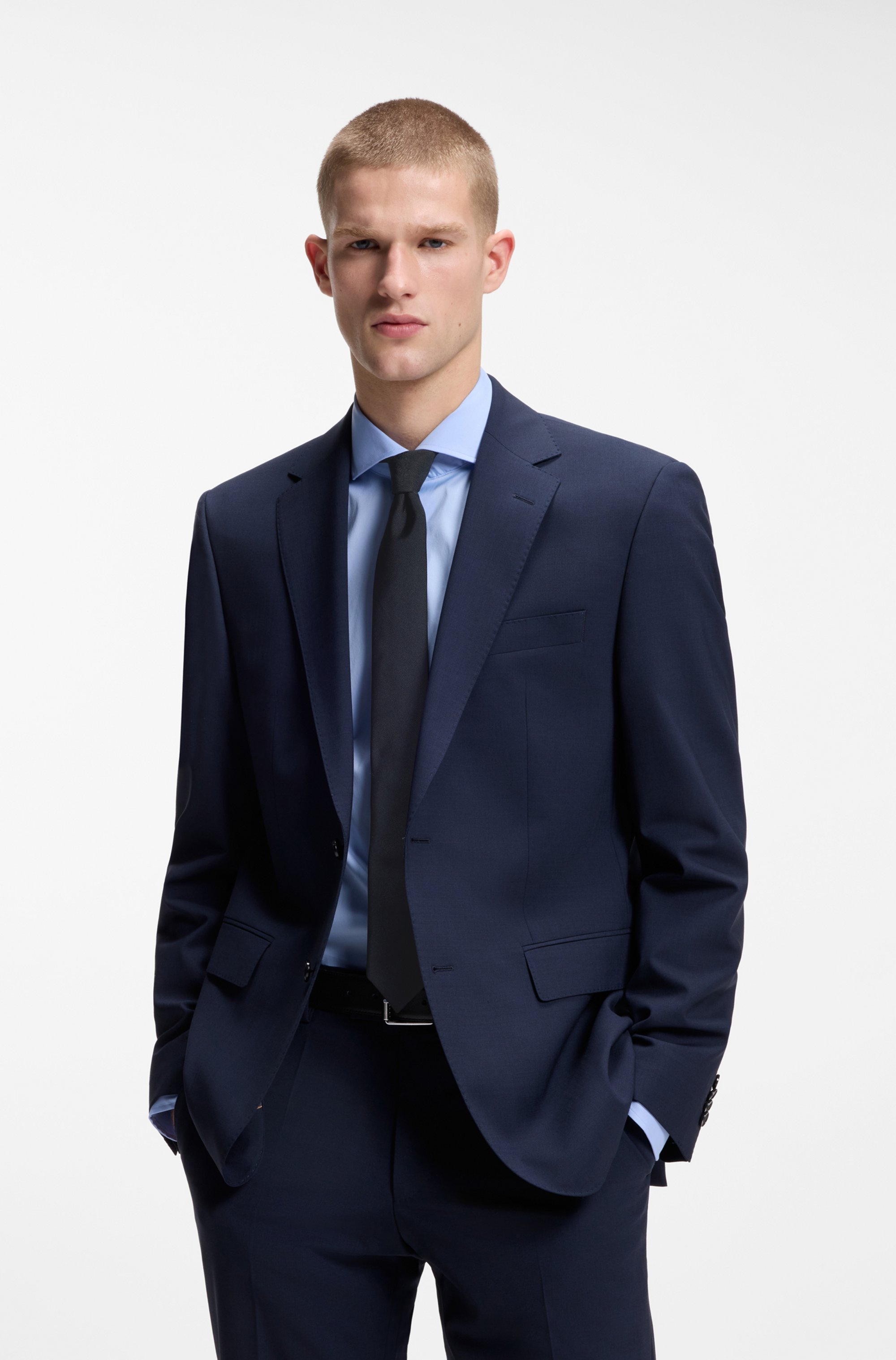 Italian-made tie in pure-silk jacquard