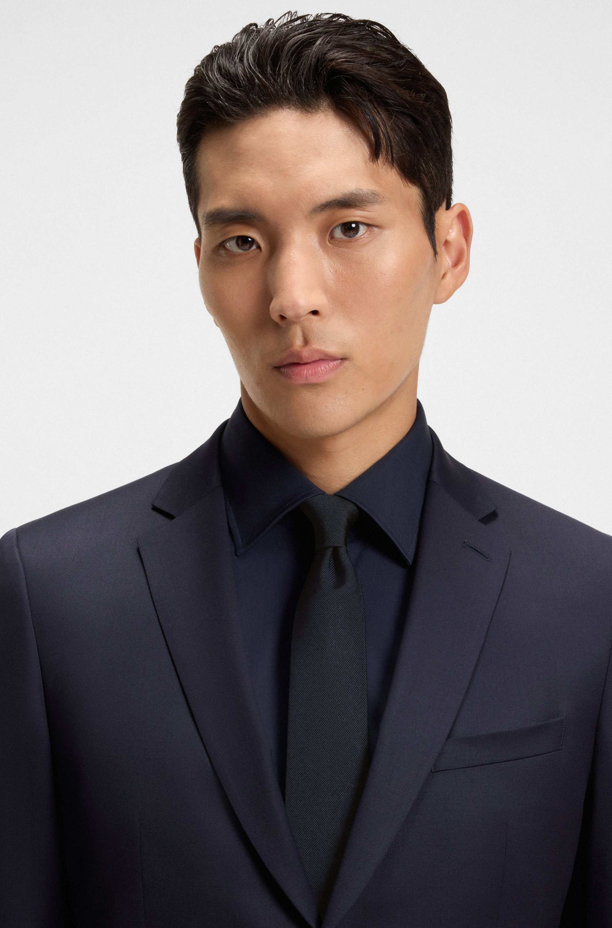 Italian-made tie in pure-silk jacquard