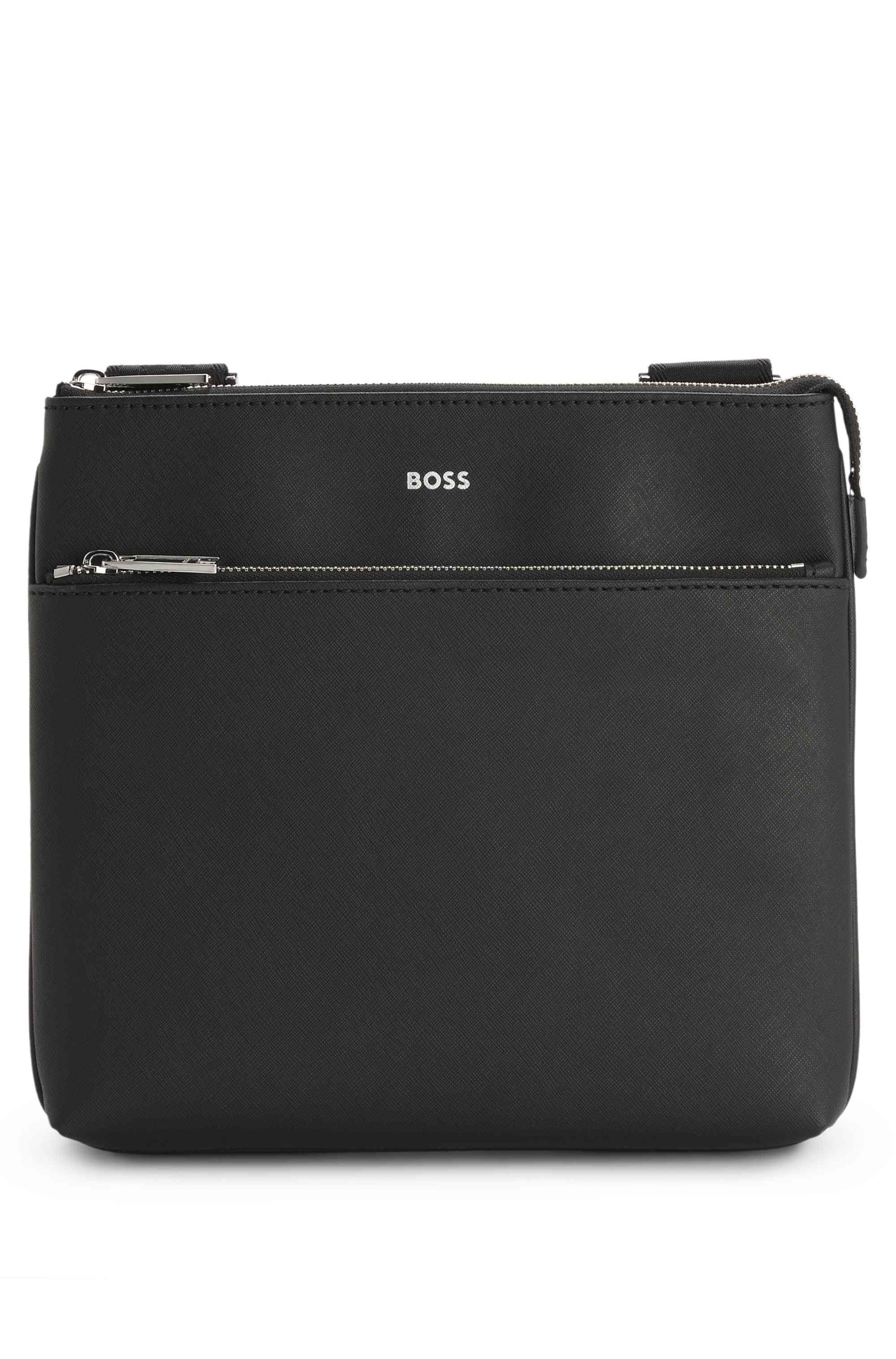 Envelope bag with foil-print logo