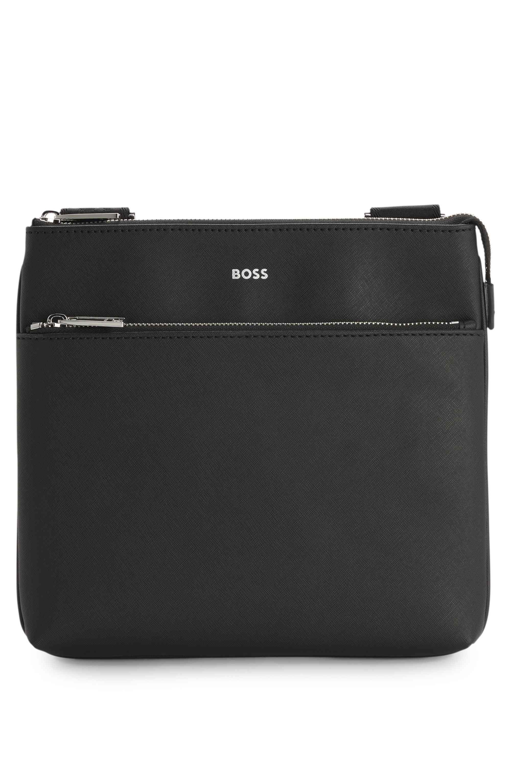 Envelope bag with foil-print logo