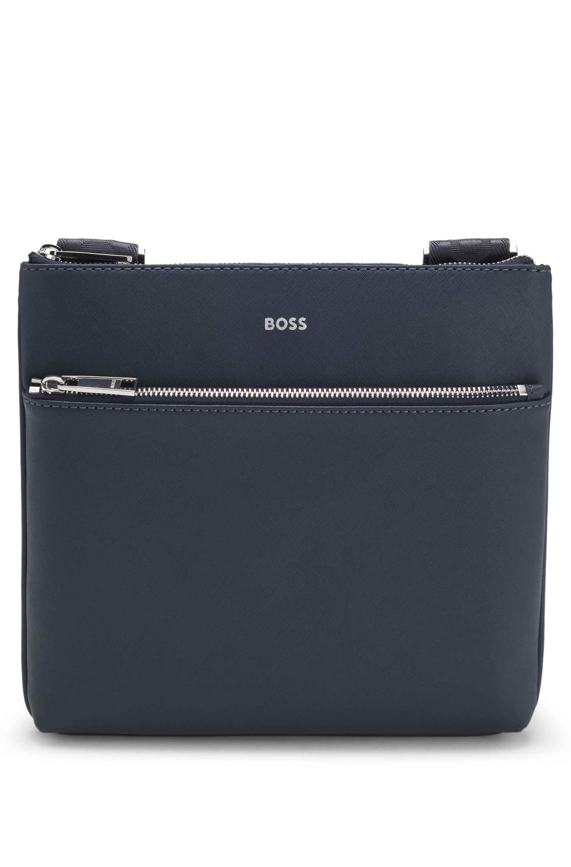 Envelope bag with foil-print logo