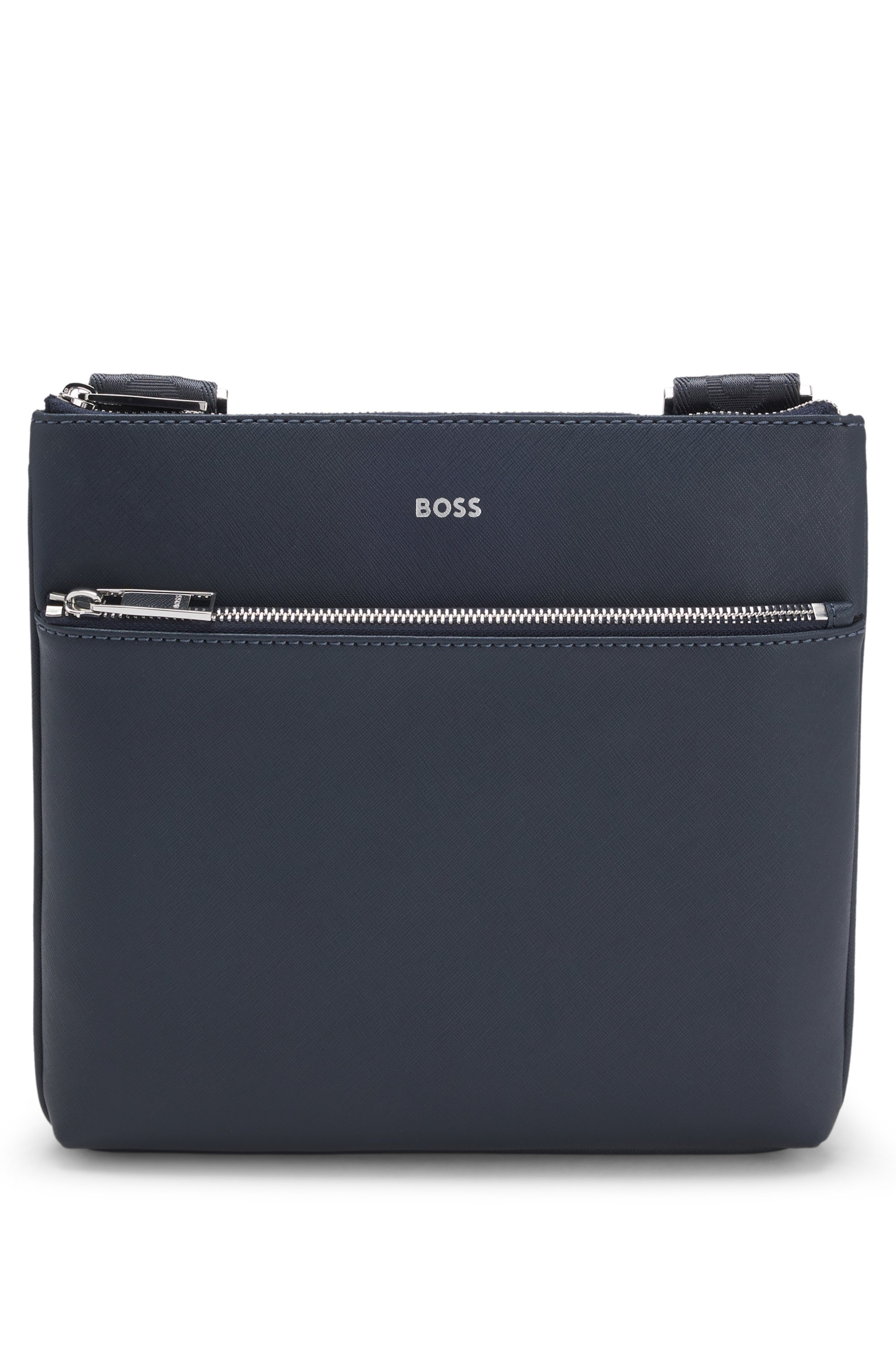 Envelope bag with foil-print logo