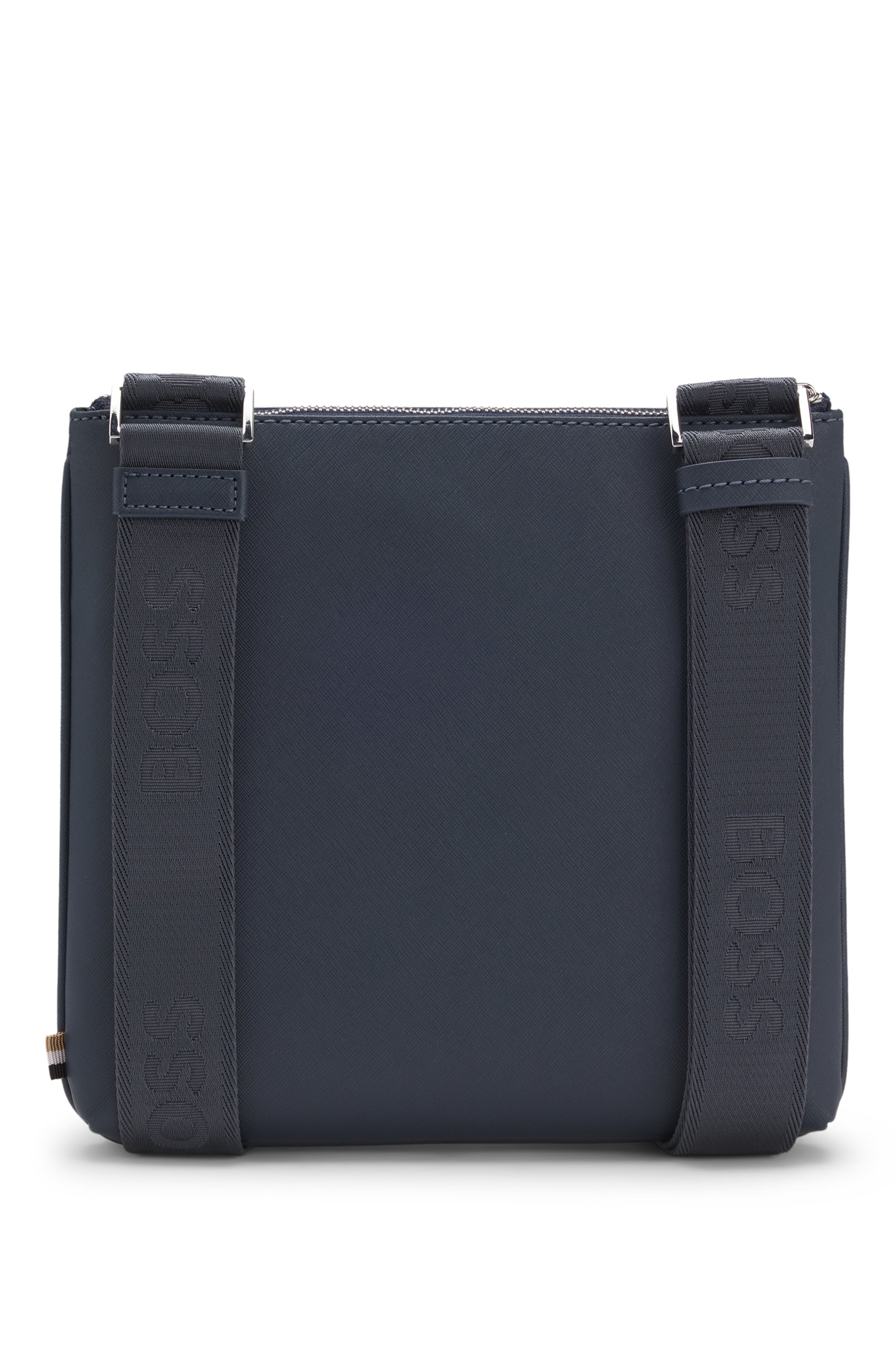 Envelope bag with foil-print logo