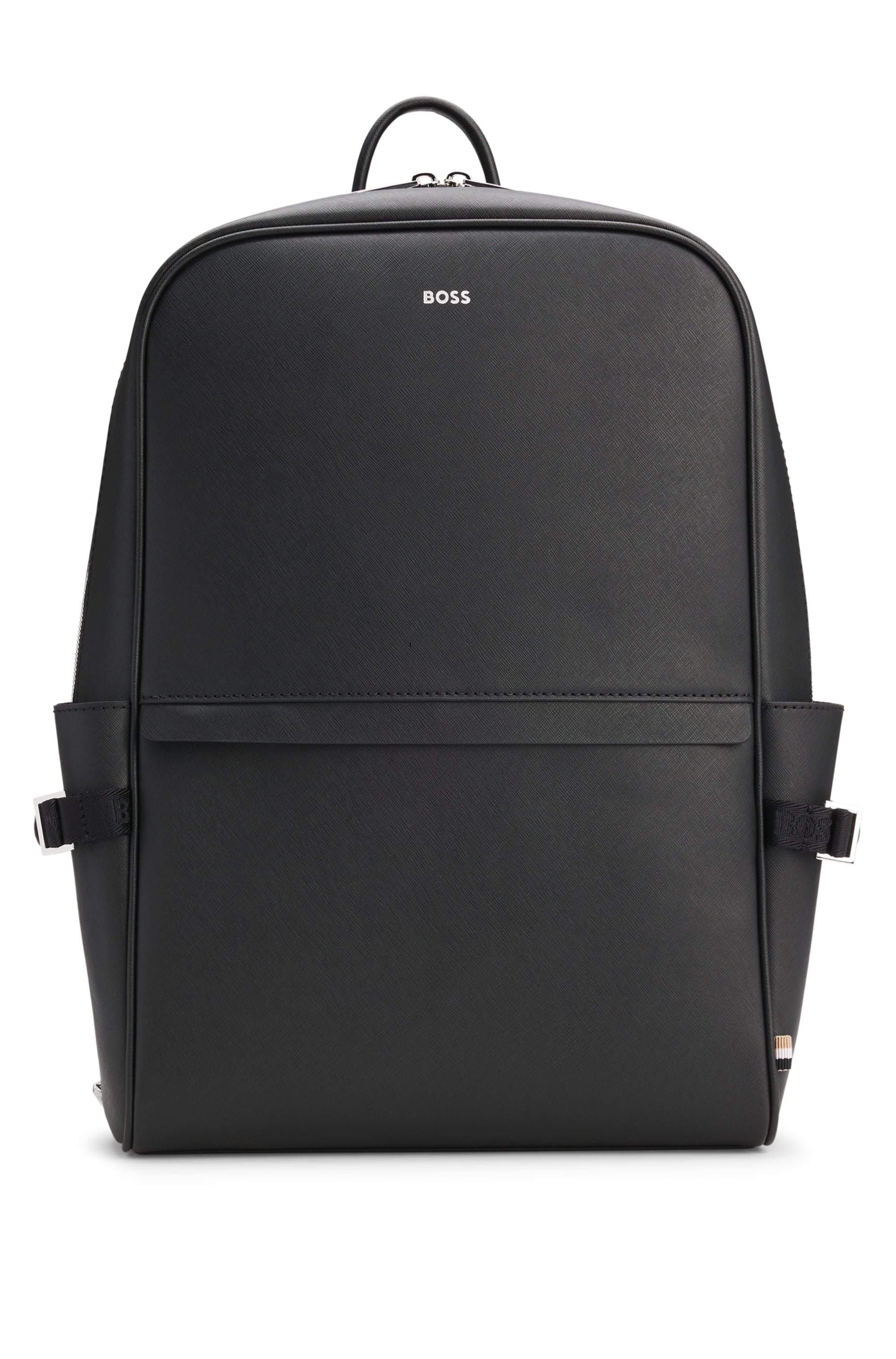 Backpack with foil-print logo