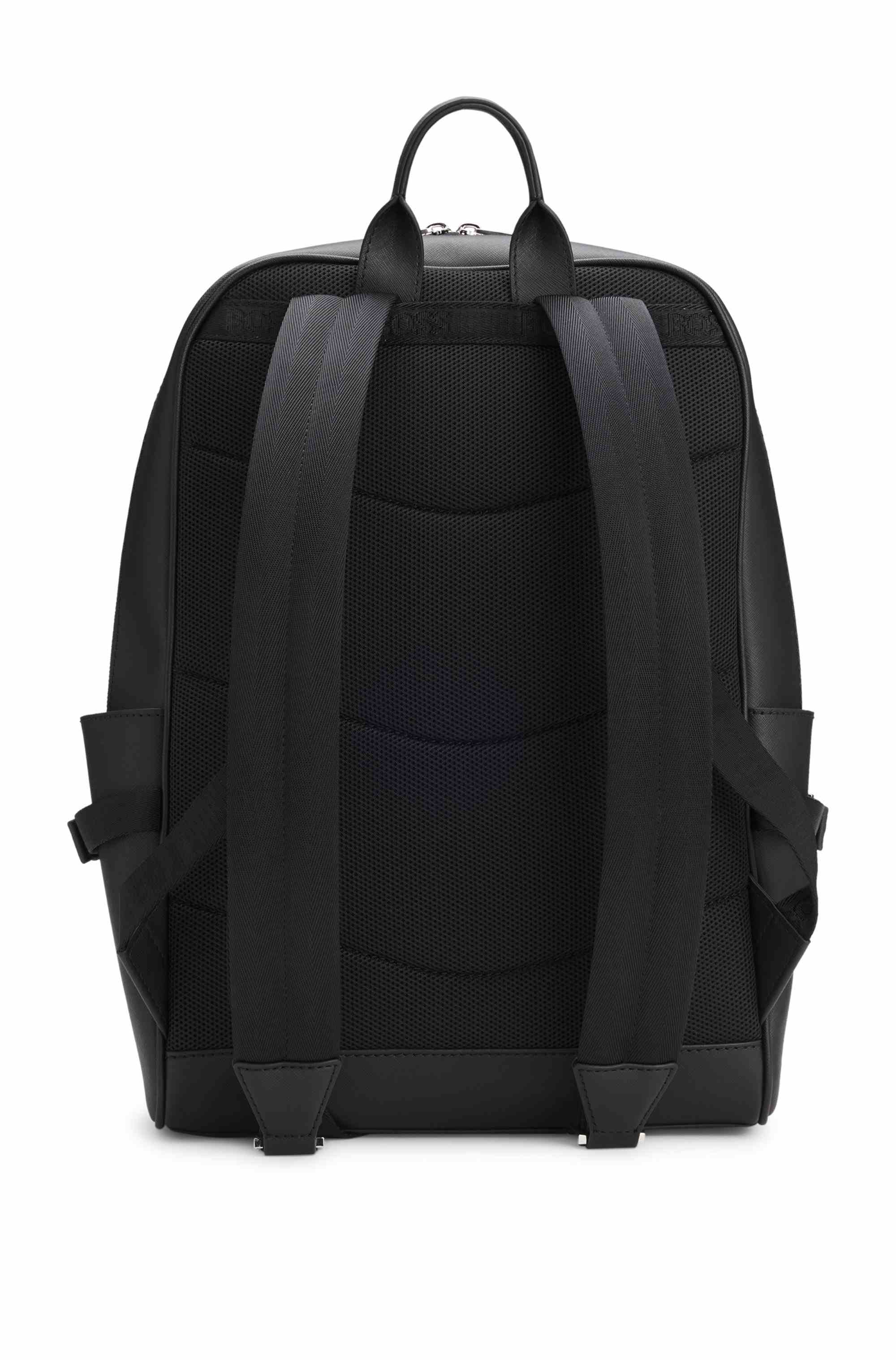 Backpack with foil-print logo