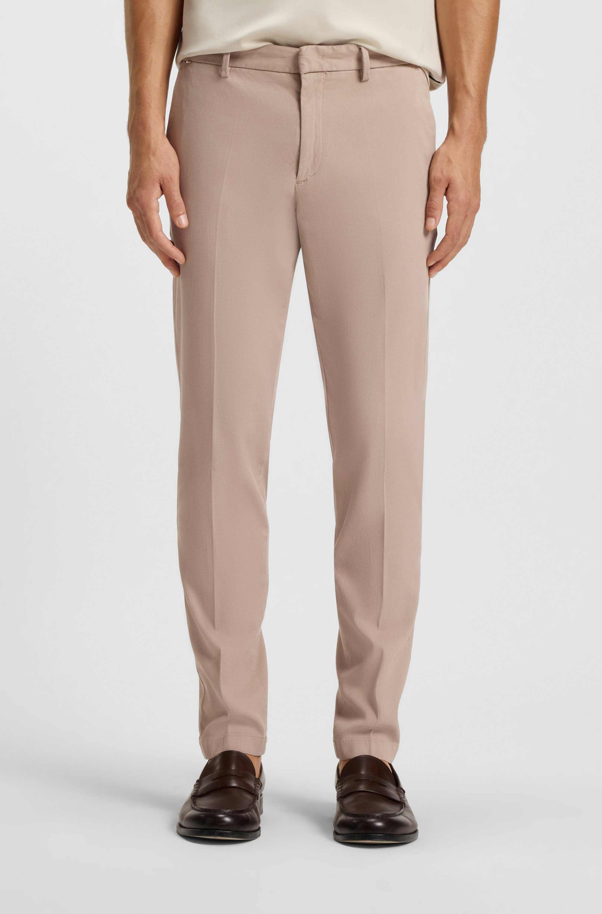 Slim-fit chinos in a stretch-cotton blend
