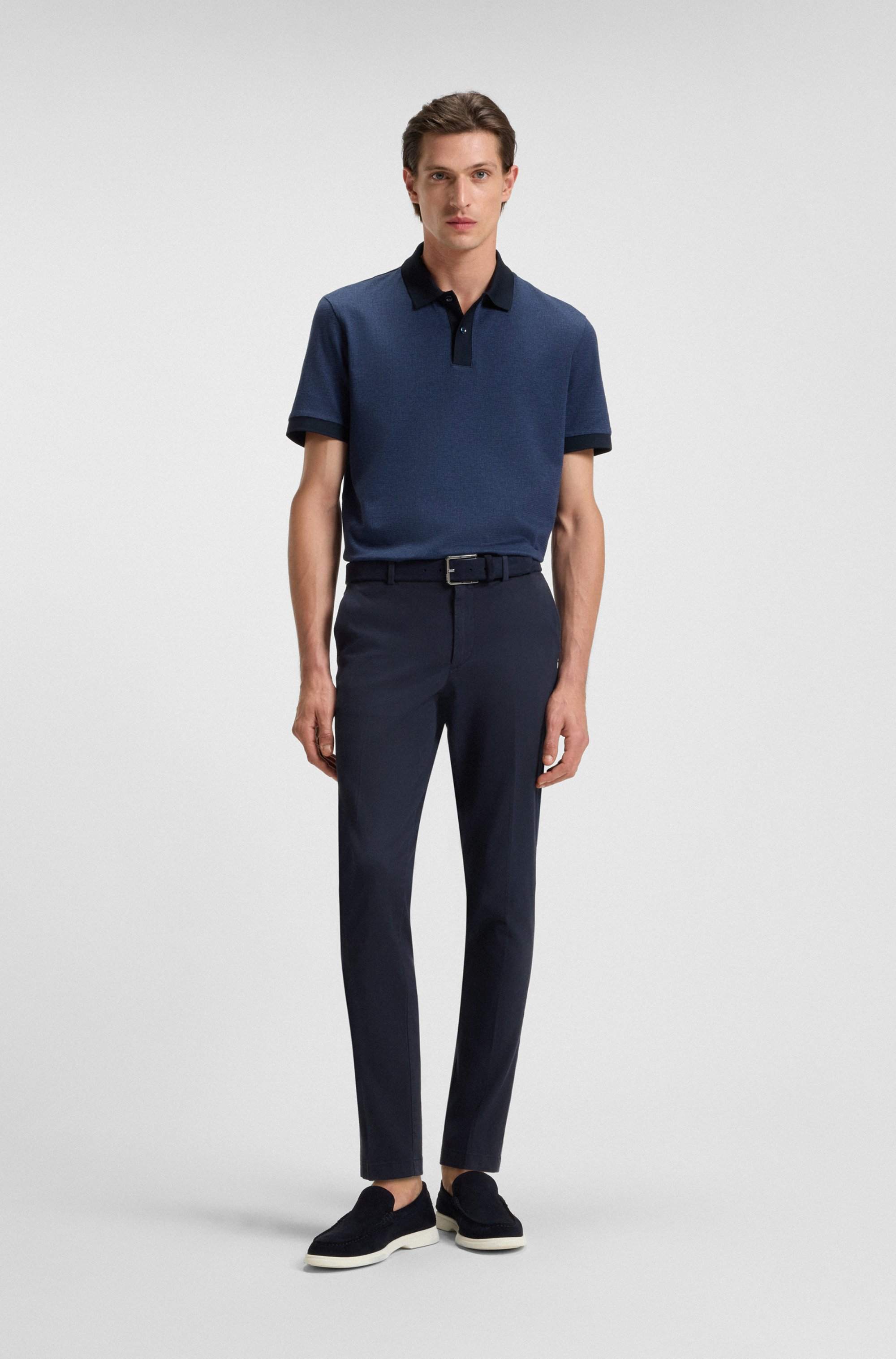 Slim-fit chinos in a stretch-cotton blend