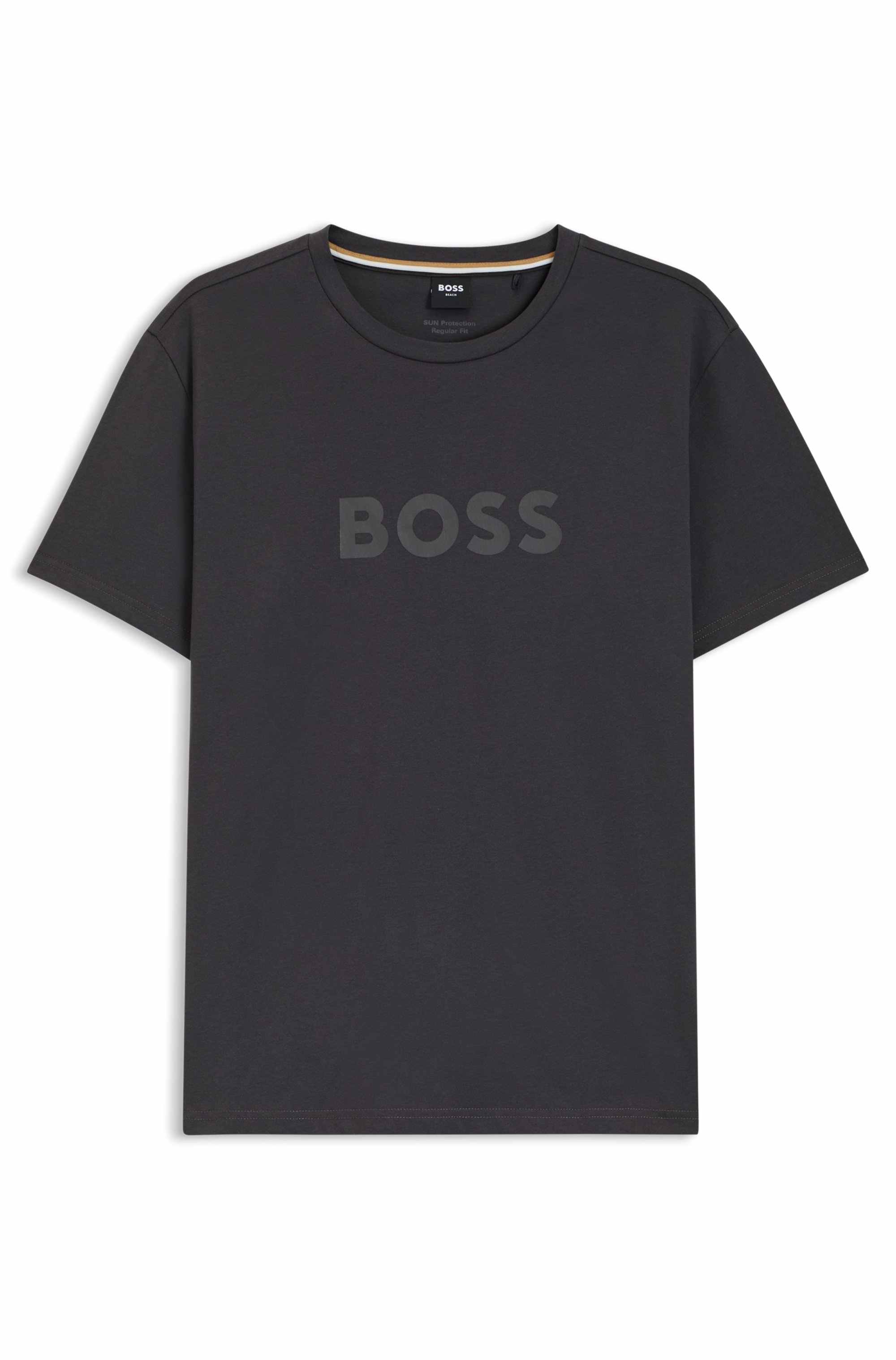 Cotton-jersey T-shirt with SPF 50+ UV protection