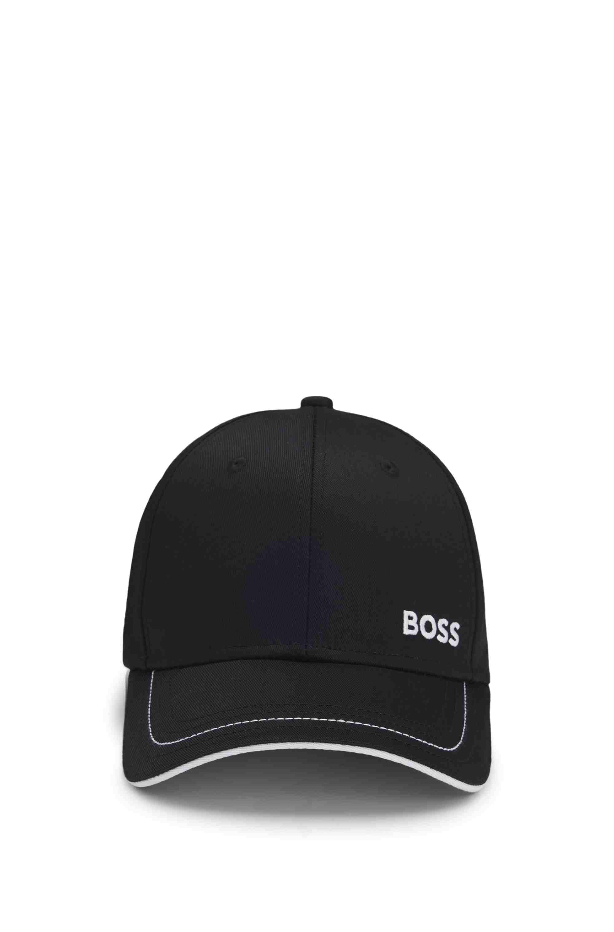 Cotton-twill cap with embroidered logo