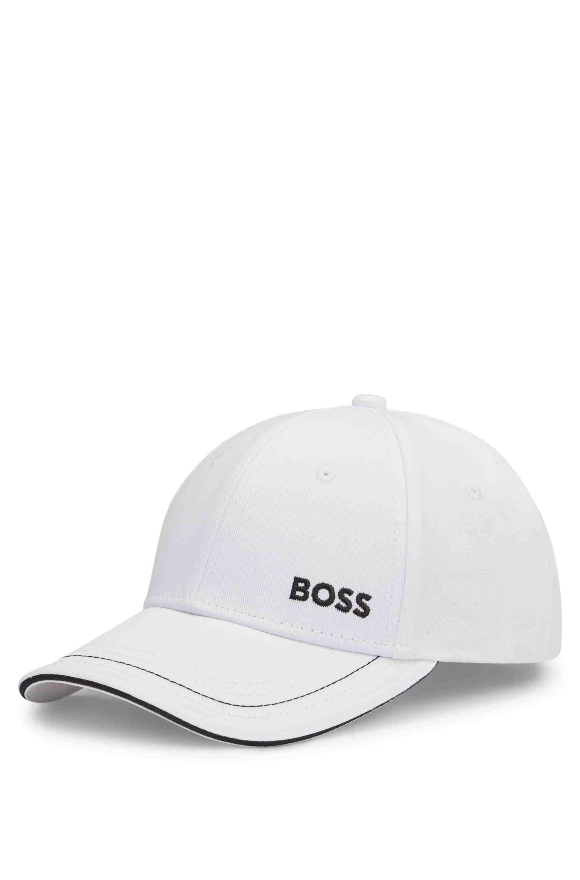 Cotton-twill cap with embroidered logo