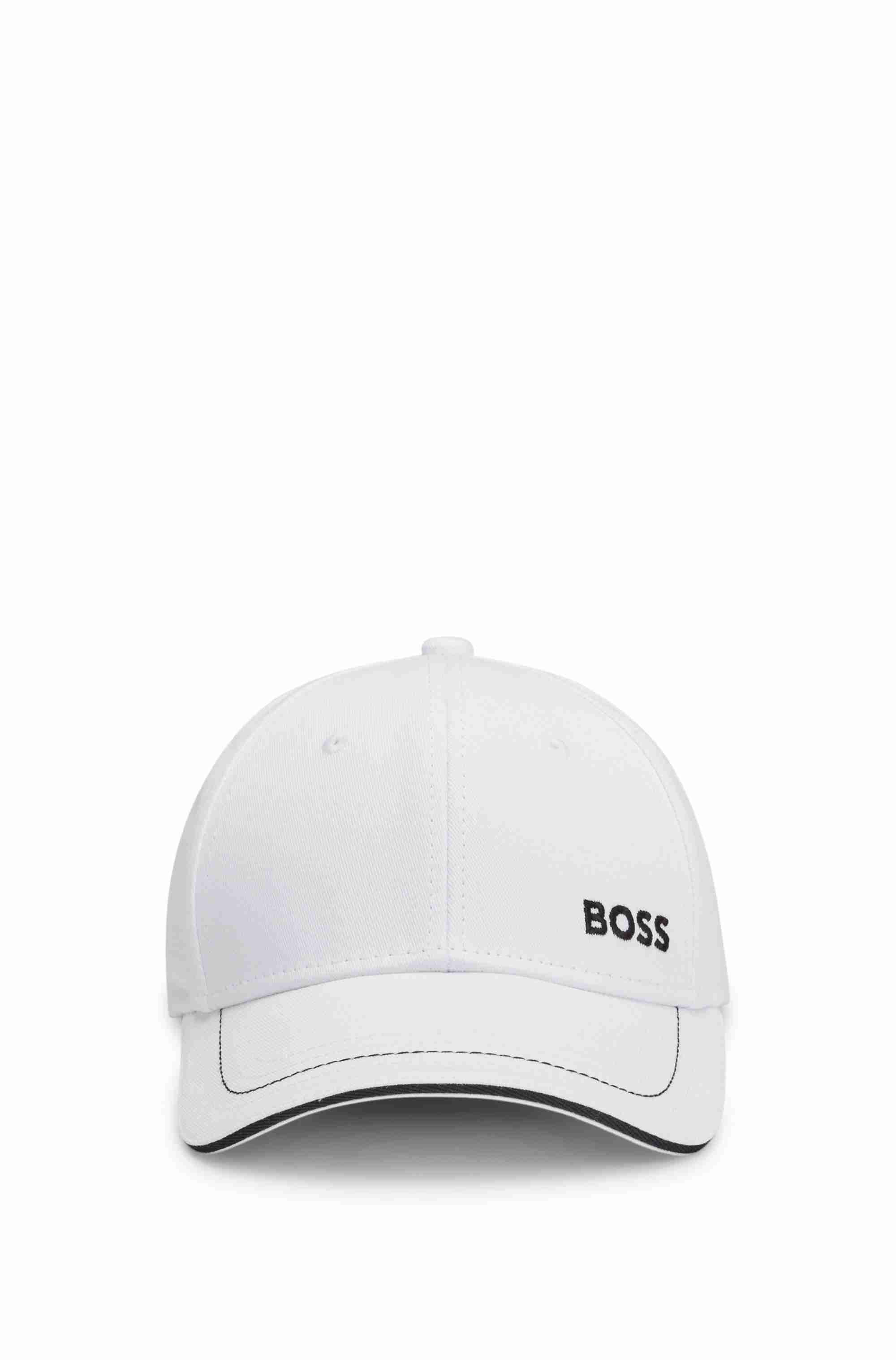 Cotton-twill cap with embroidered logo
