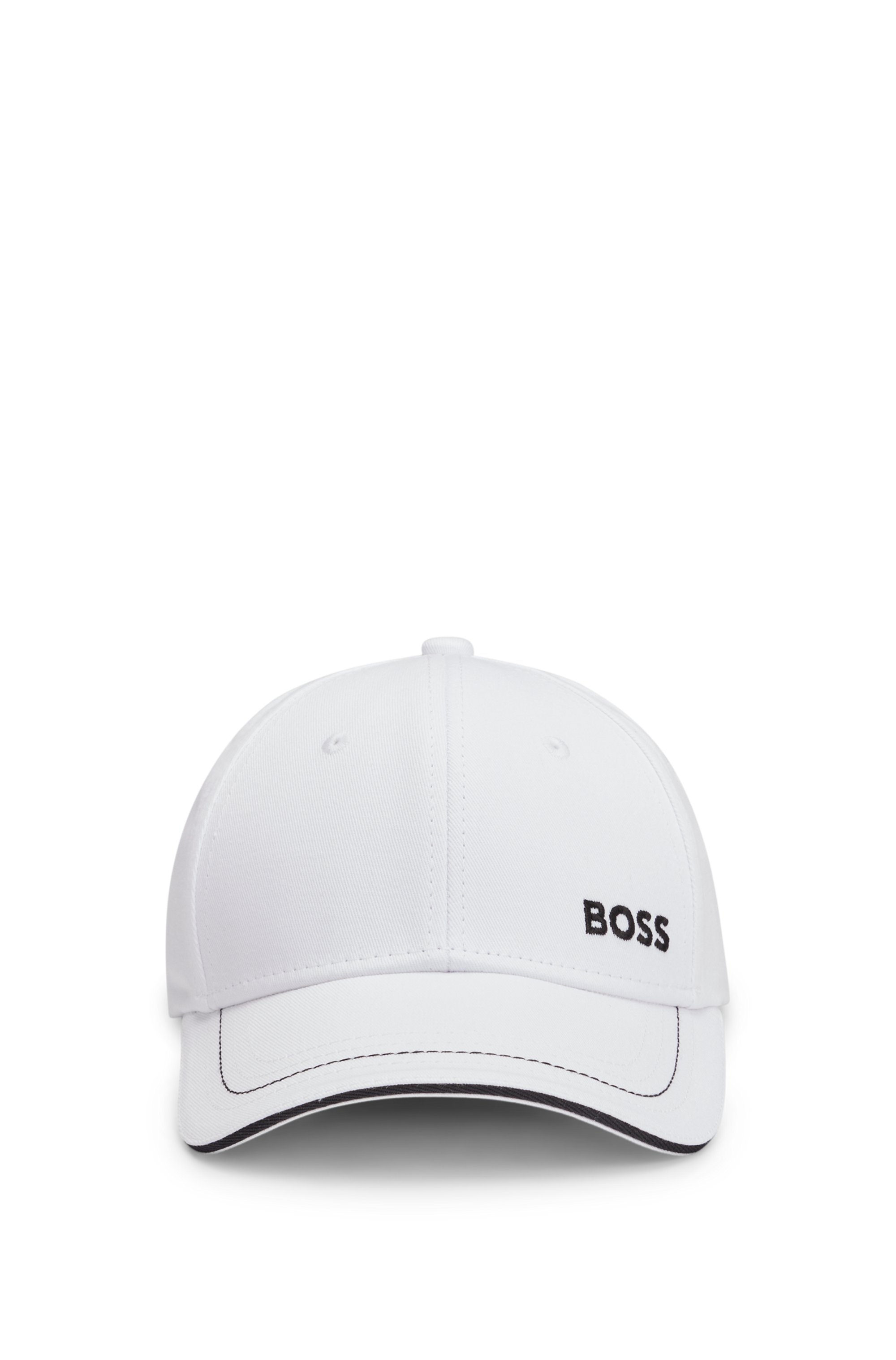 Cotton-twill cap with embroidered logo