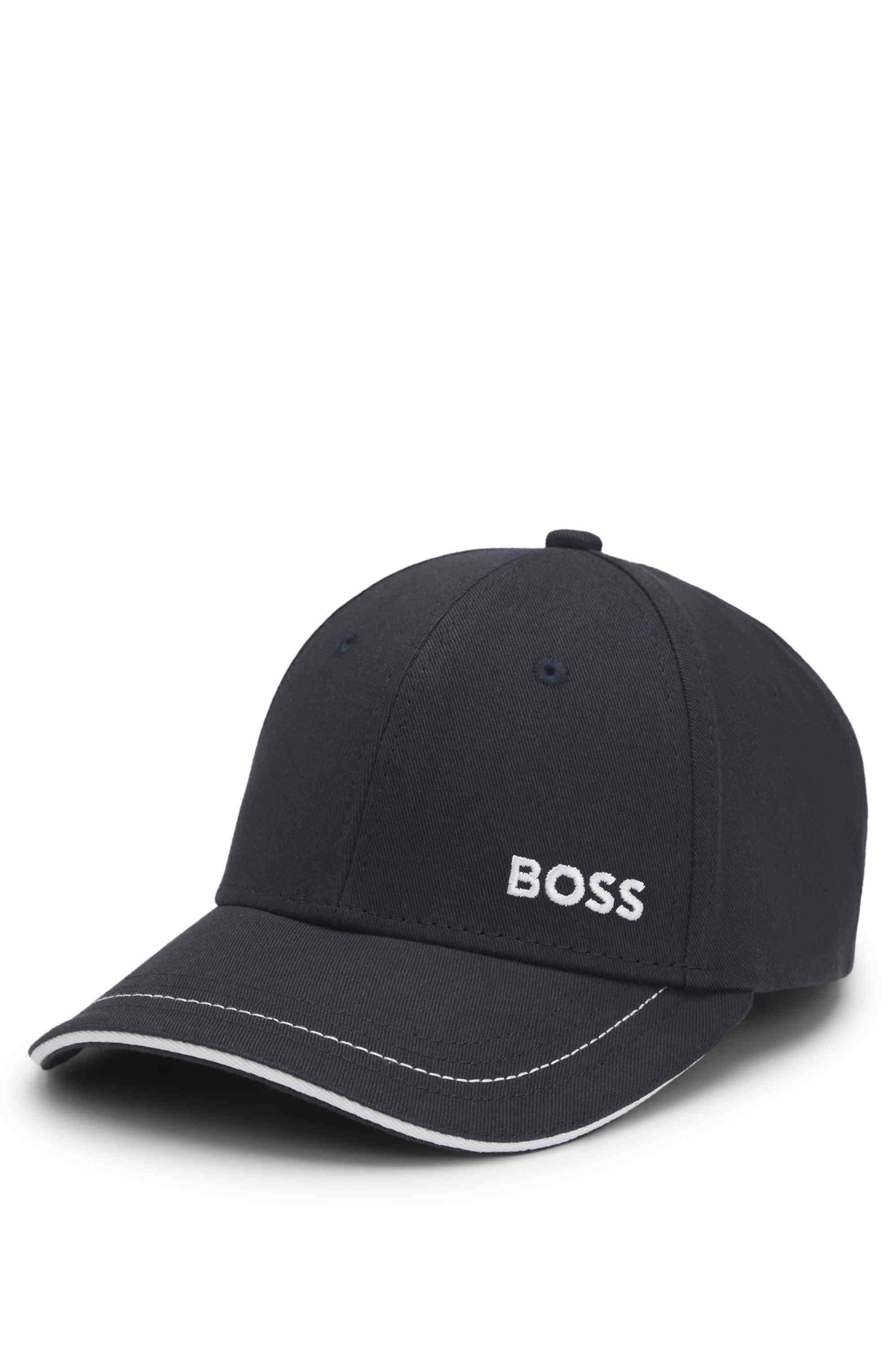 Cotton-twill cap with embroidered logo