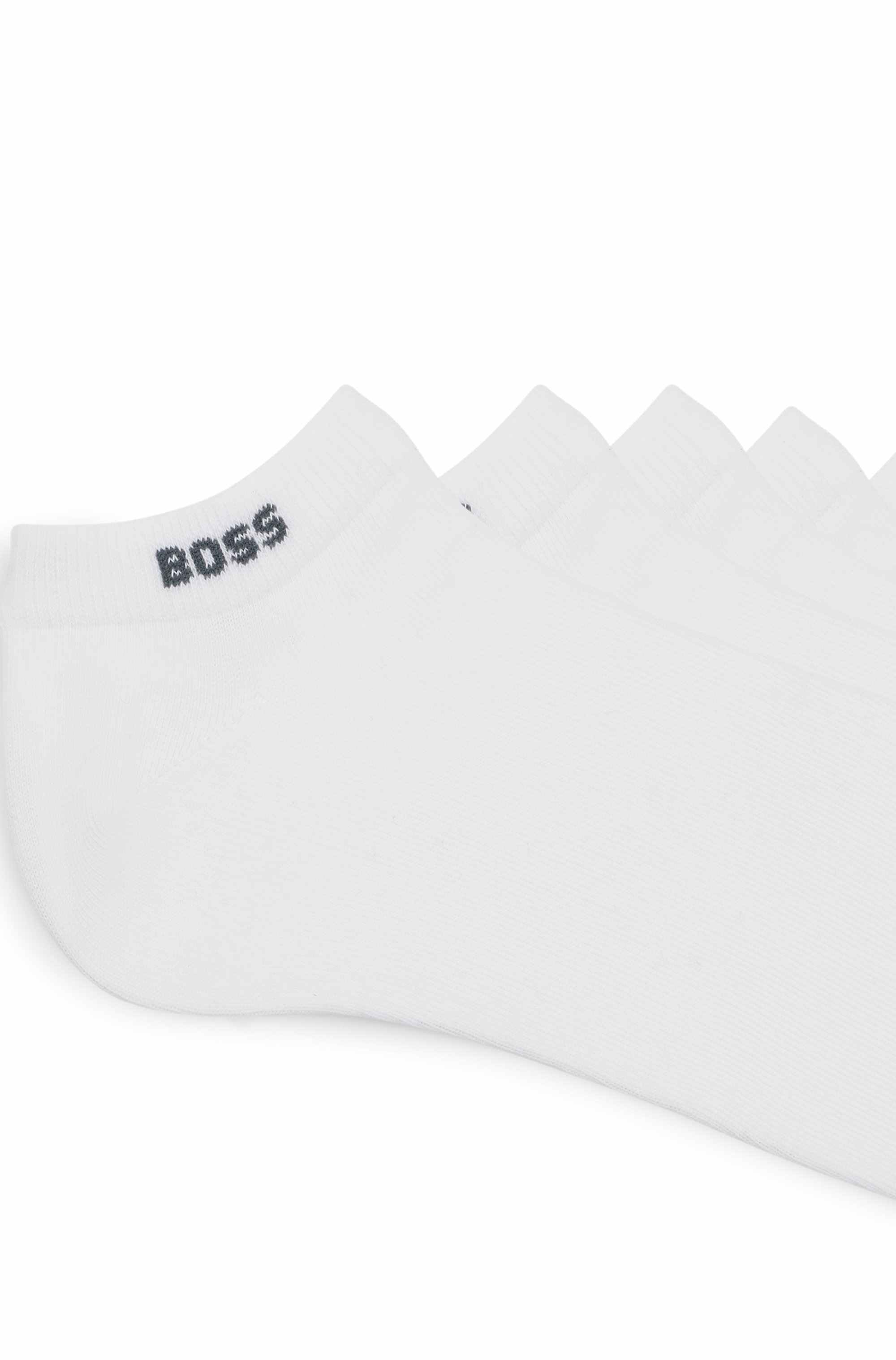Five-pack of cotton-blend ankle socks with branding
