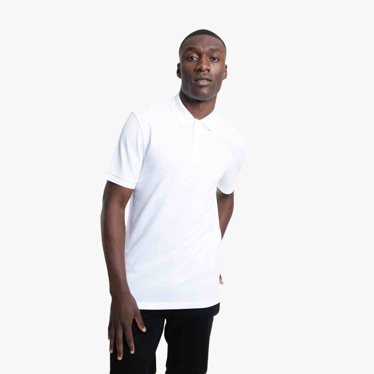 Cotton-Pique Polo Shirt With Logo Detail
