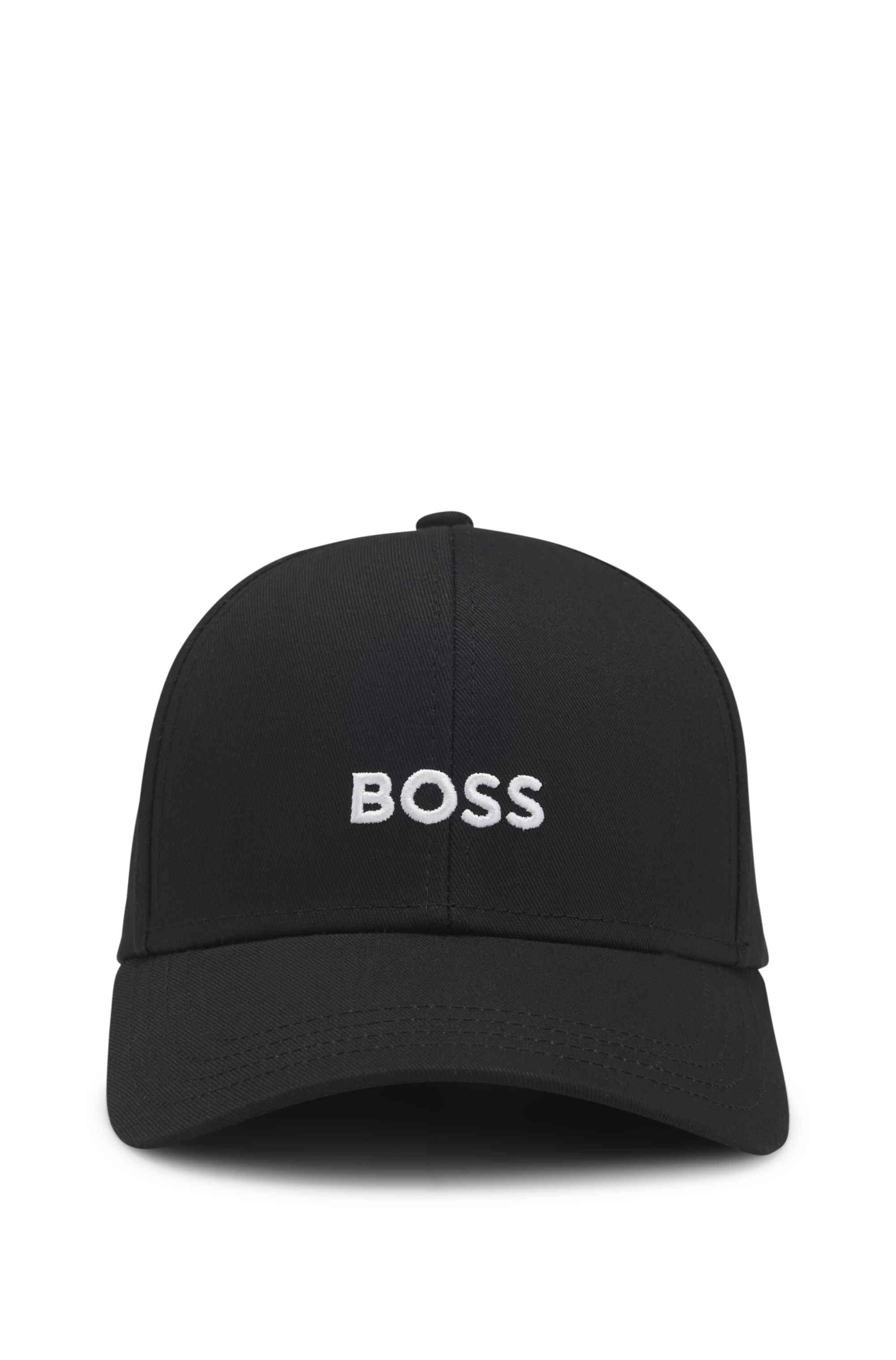 Cotton-twill cap with embroidered logo