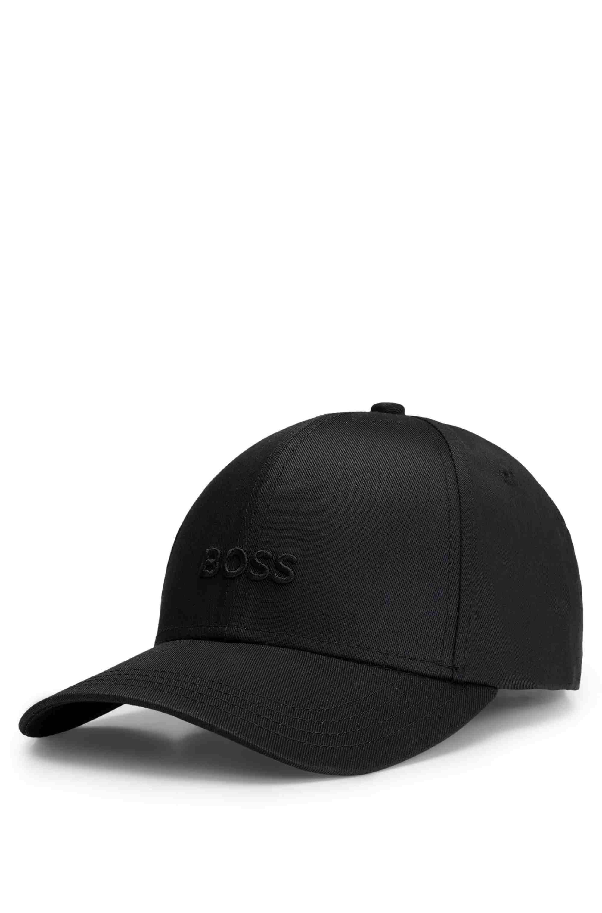 Cotton-twill cap with embroidered logo