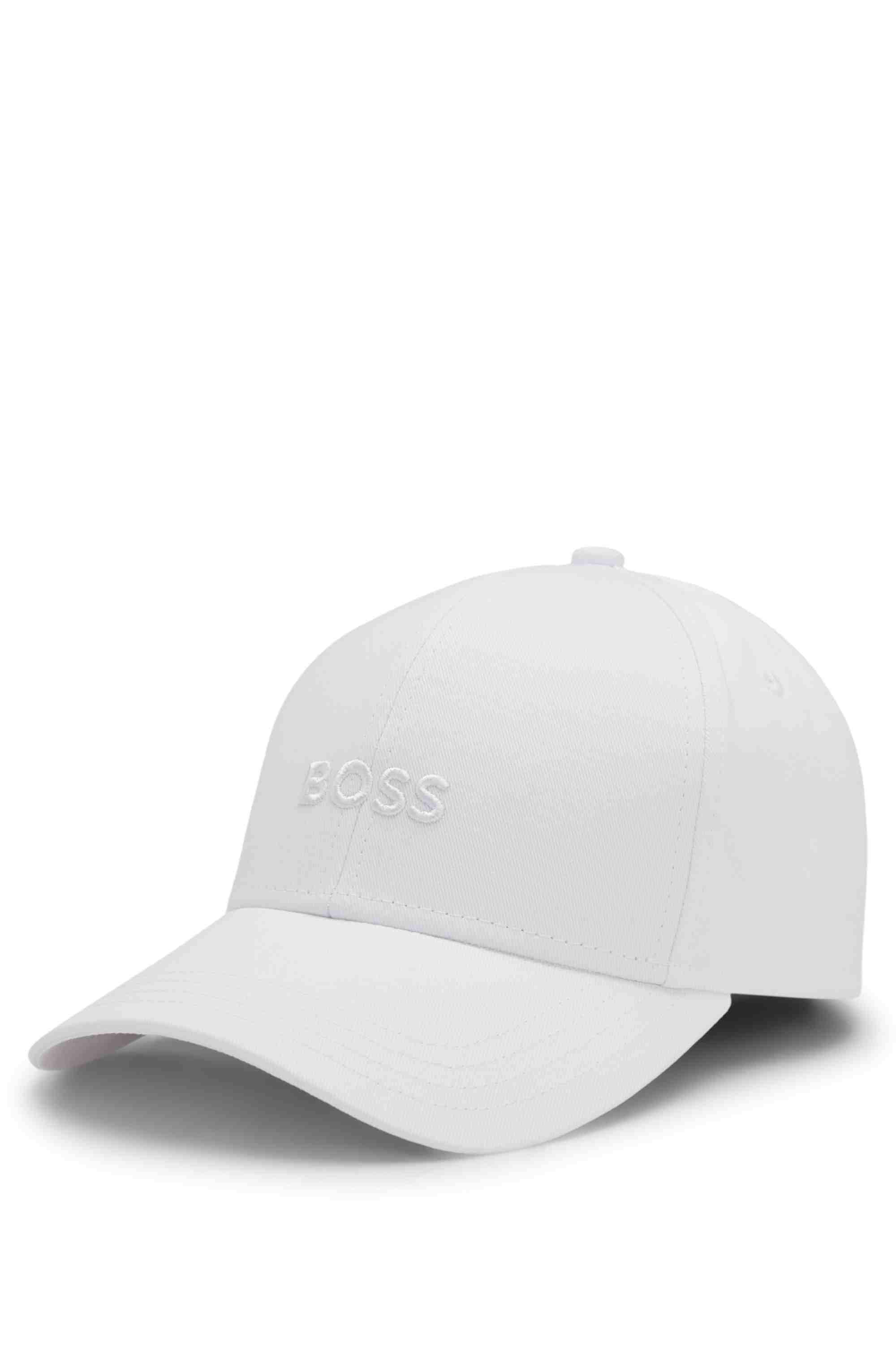 Cotton-twill cap with embroidered logo