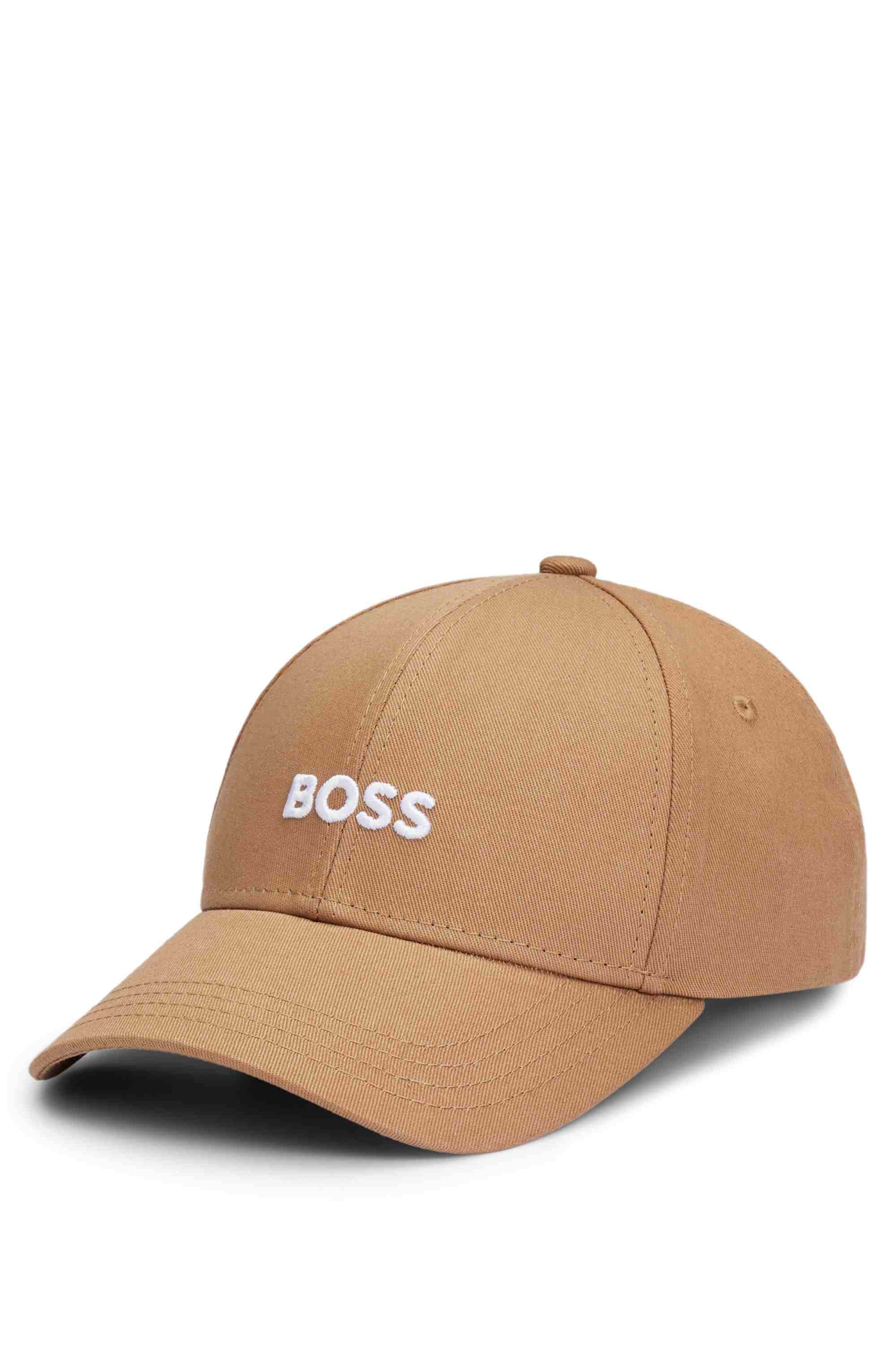 Cotton-twill cap with embroidered logo