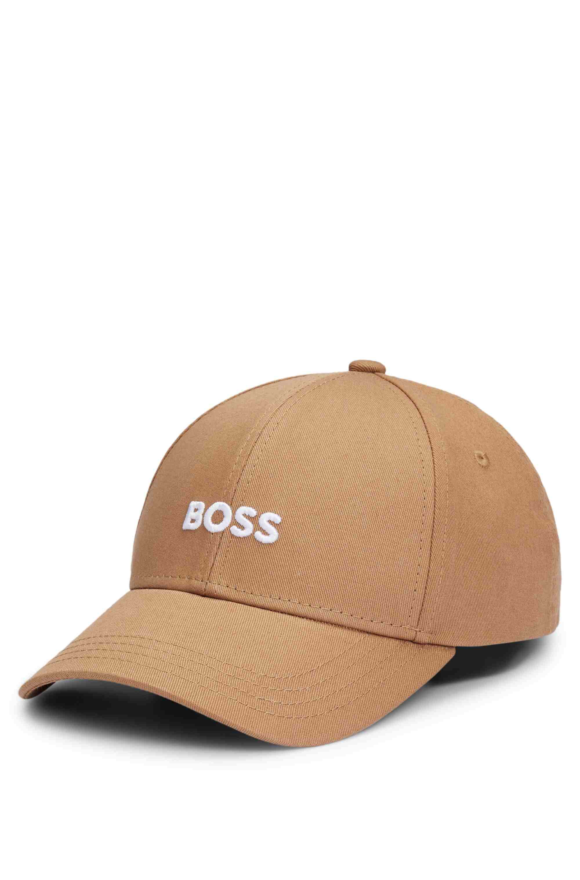 Cotton-twill cap with embroidered logo